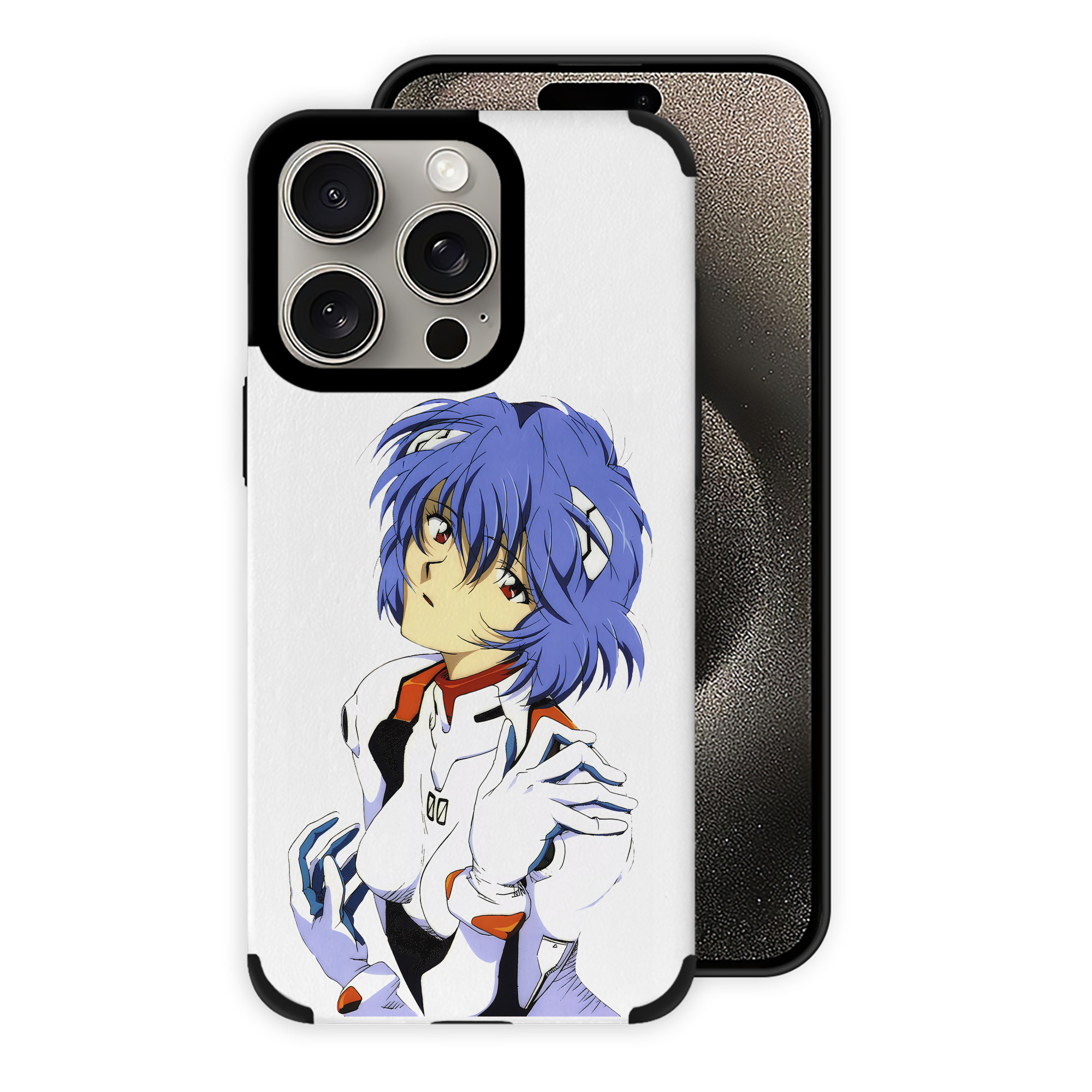 （画像用） EVA 新世紀エヴァンゲリオン 【iPhone15ProMax対応】 PUレザー スマホケース 耐衝撃＆黄変防止