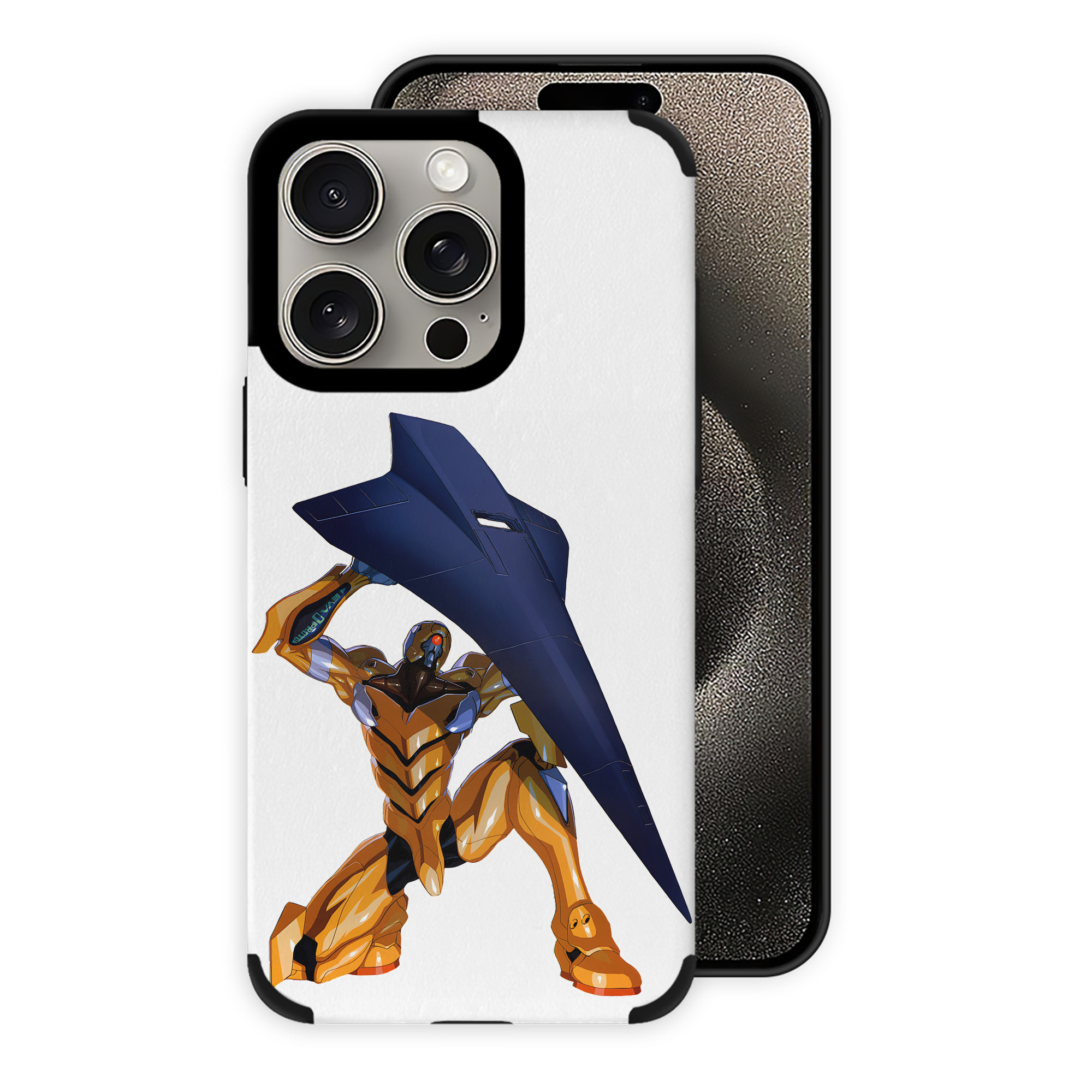 （画像用） EVA 新世紀エヴァンゲリオン 【iPhone15ProMax対応】 PUレザー スマホケース 耐衝撃＆黄変防止