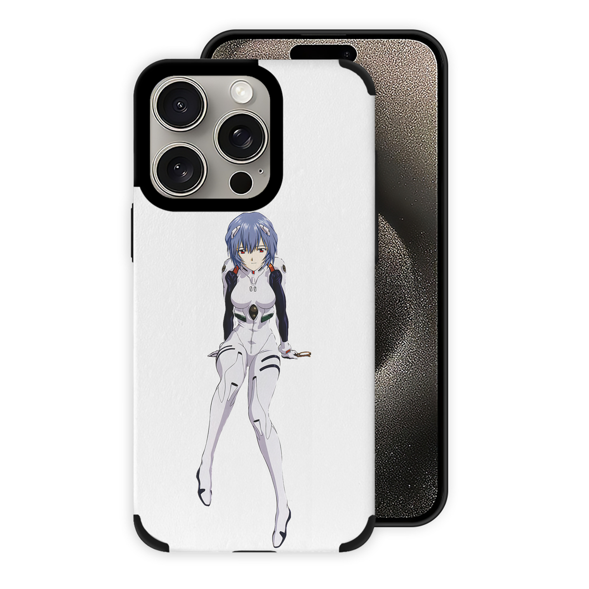 （画像用） EVA 新世紀エヴァンゲリオン 【iPhone15ProMax対応】 PUレザー スマホケース 耐衝撃＆黄変防止