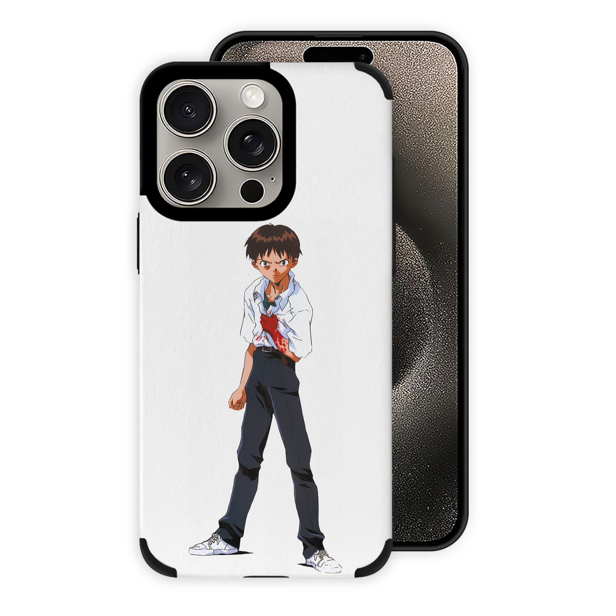 （画像用） EVA 新世紀エヴァンゲリオン 【iPhone15ProMax対応】 PUレザー スマホケース 耐衝撃＆黄変防止
