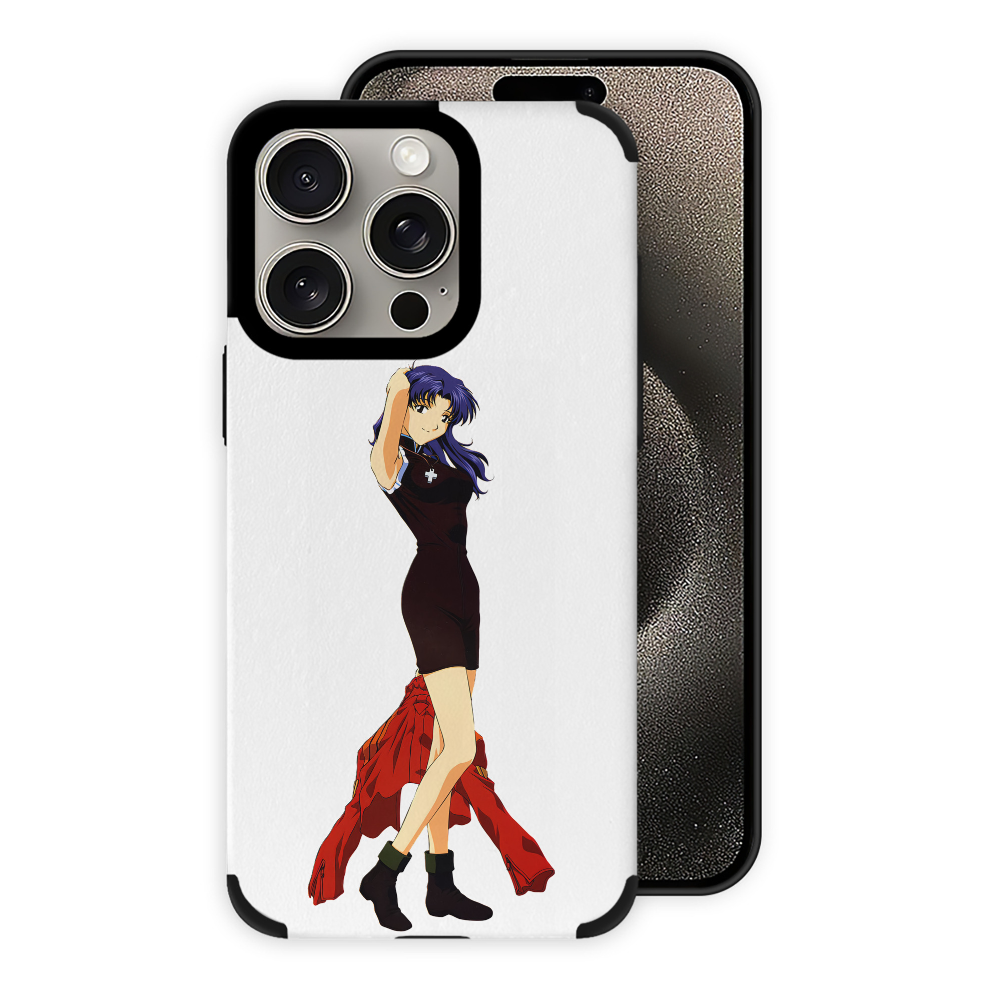 （画像用） EVA 新世紀エヴァンゲリオン 【iPhone15ProMax対応】 PUレザー スマホケース 耐衝撃＆黄変防止