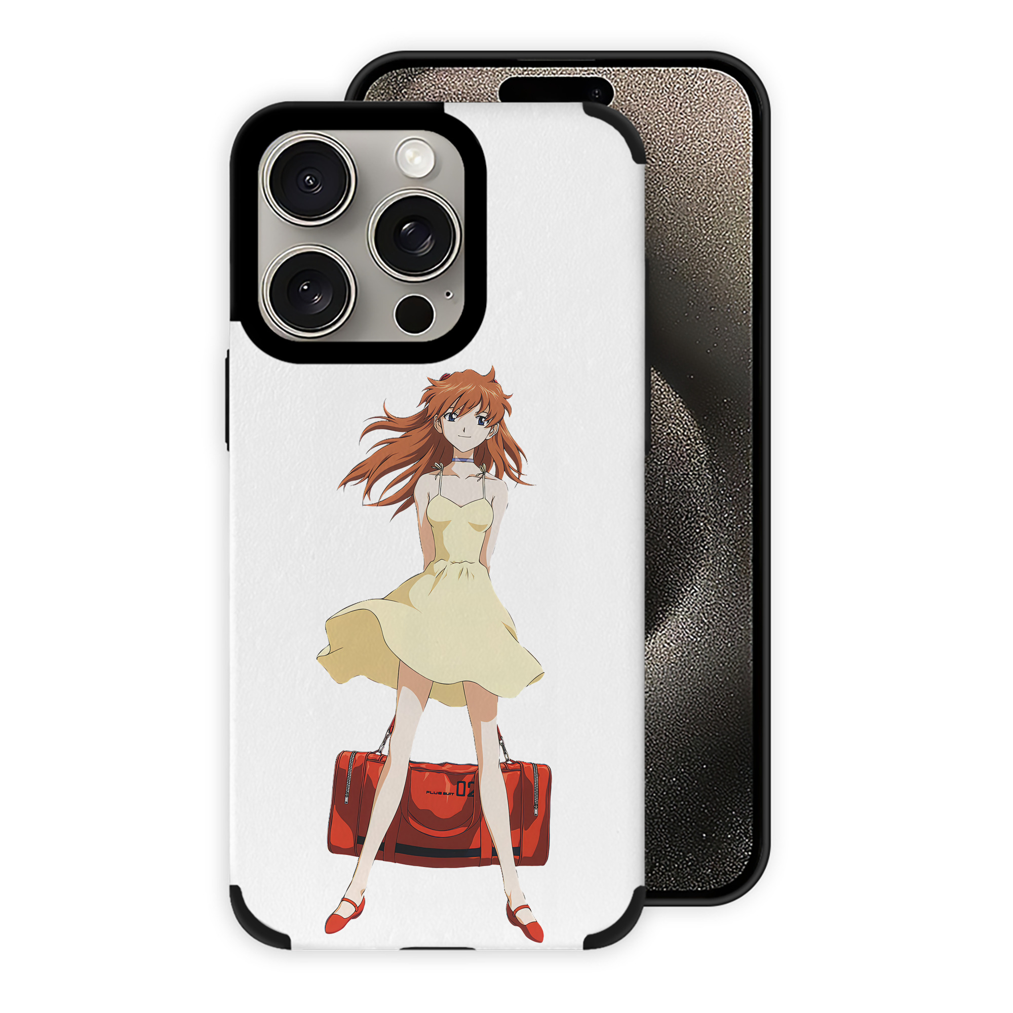 （画像用） EVA 新世紀エヴァンゲリオン 【iPhone15ProMax対応】 PUレザー スマホケース 耐衝撃＆黄変防止