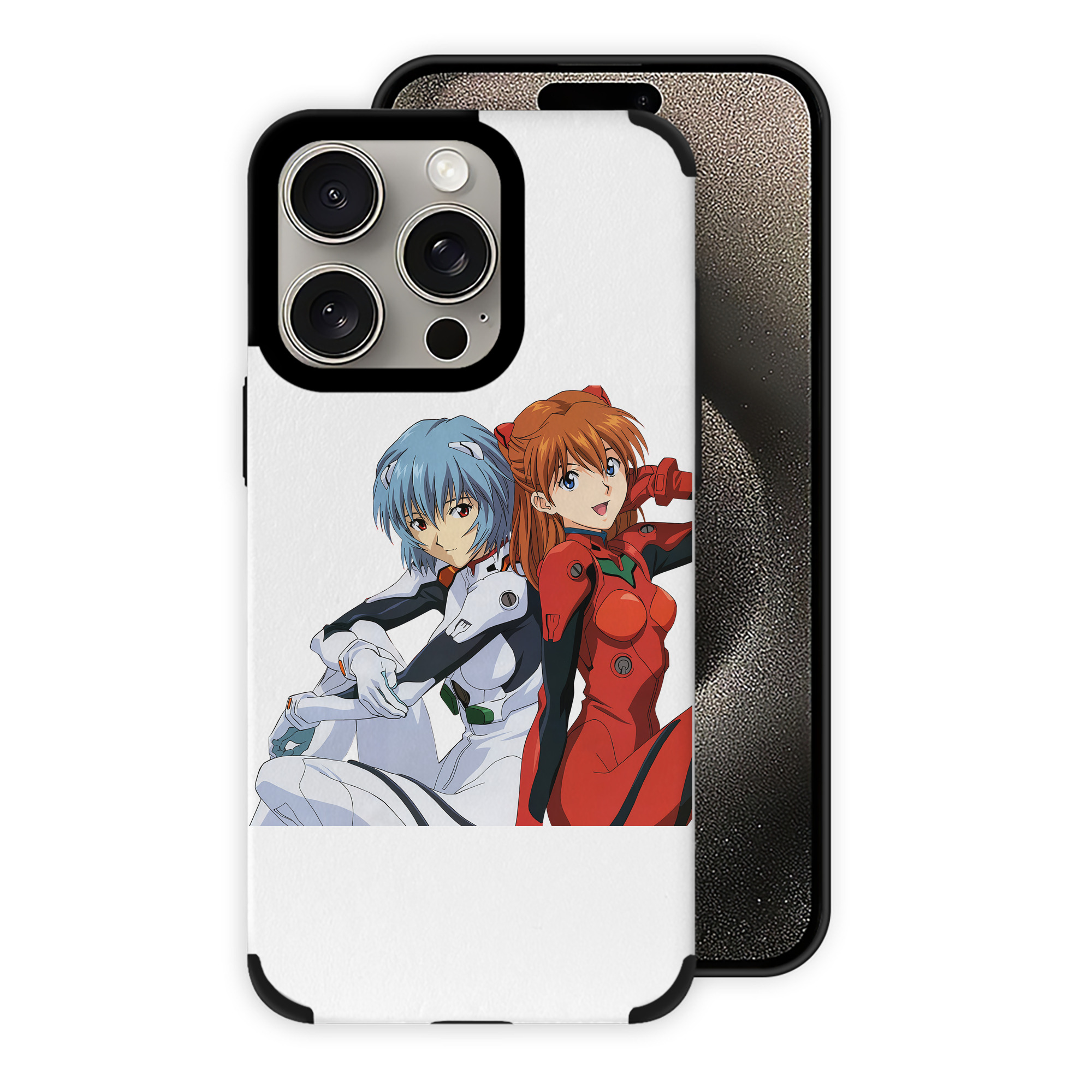 （画像用） EVA 新世紀エヴァンゲリオン 【iPhone15ProMax対応】 PUレザー スマホケース 耐衝撃＆黄変防止
