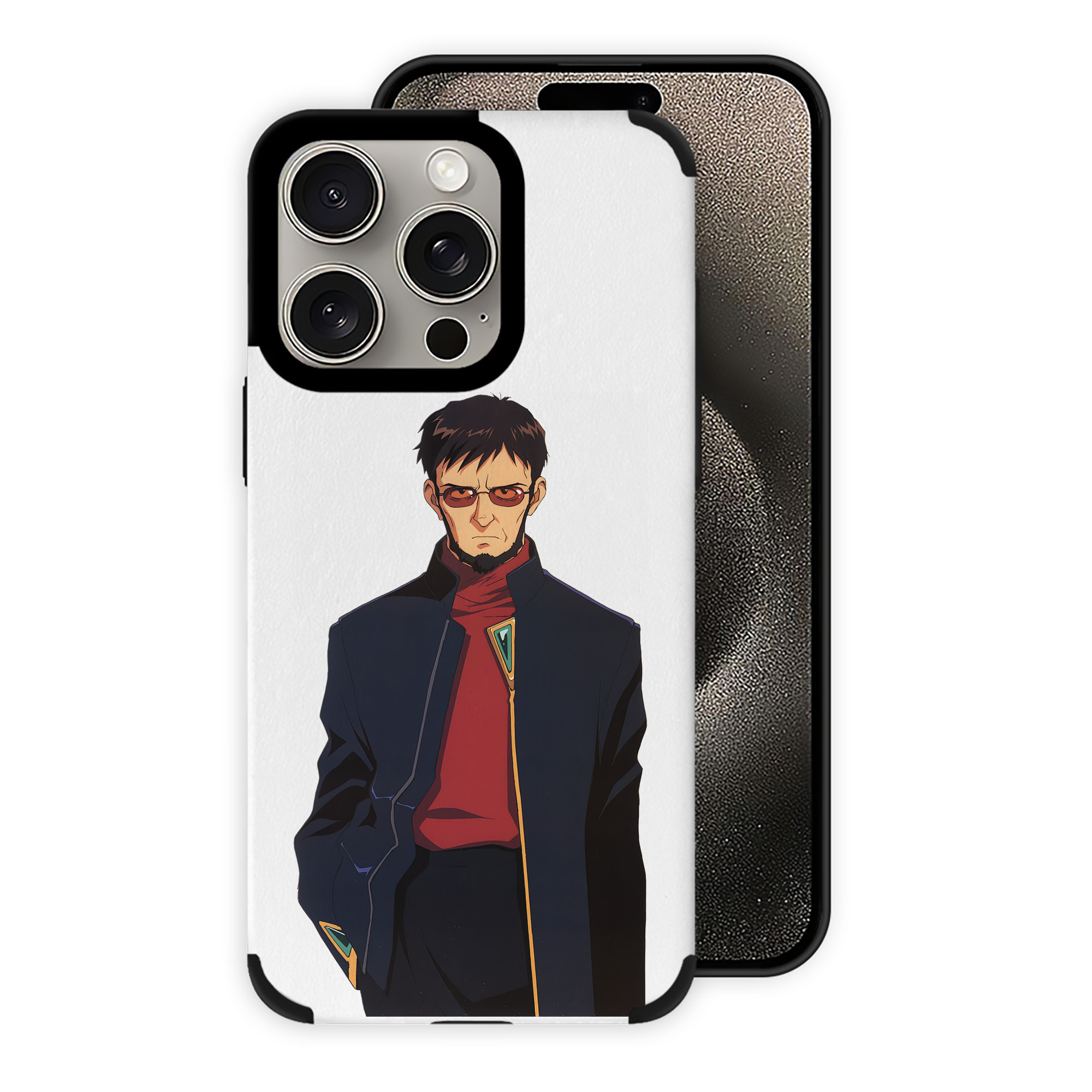（画像用） EVA 新世紀エヴァンゲリオン 【iPhone15ProMax対応】 PUレザー スマホケース 耐衝撃＆黄変防止