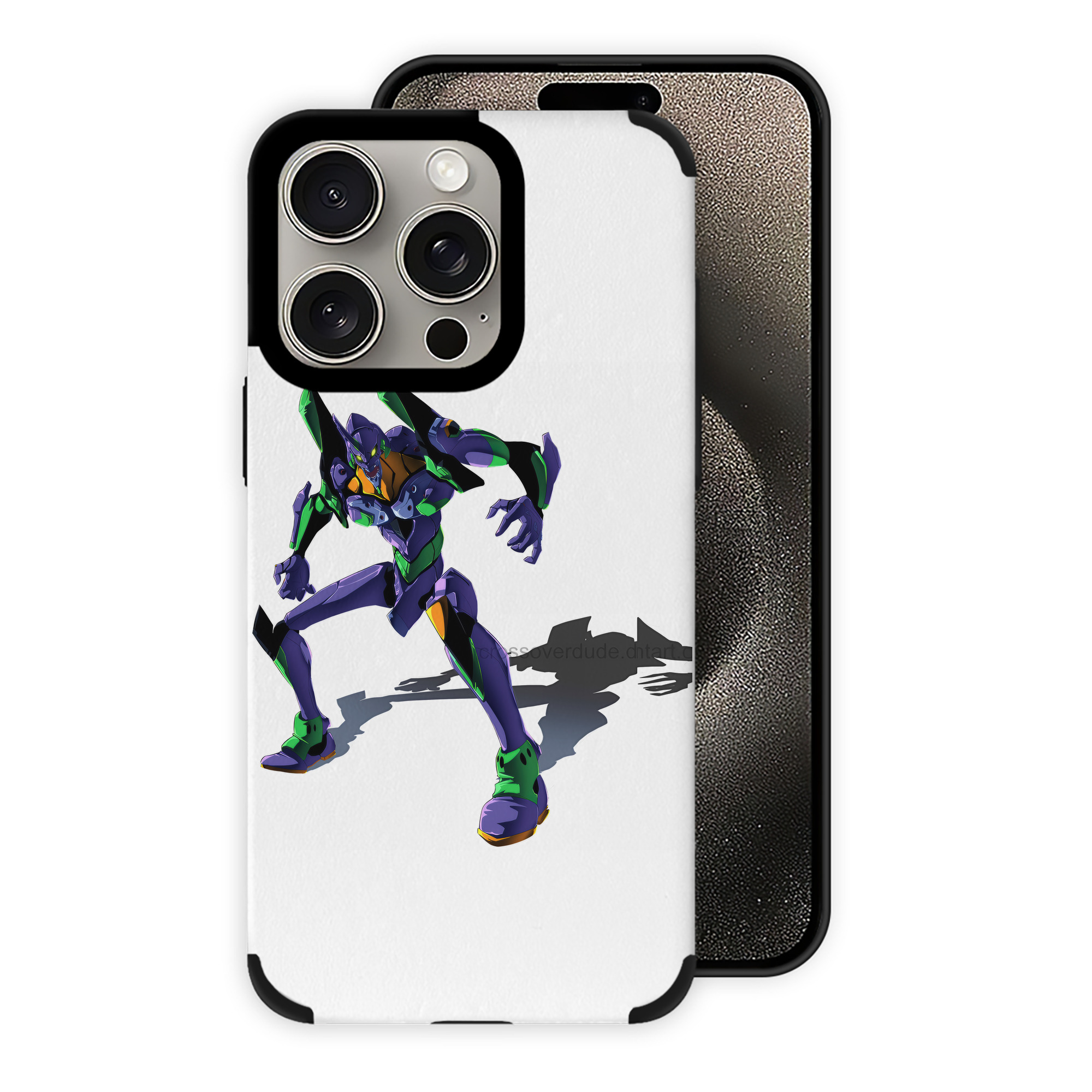 （画像用） EVA 新世紀エヴァンゲリオン 【iPhone15ProMax対応】 PUレザー スマホケース 耐衝撃＆黄変防止