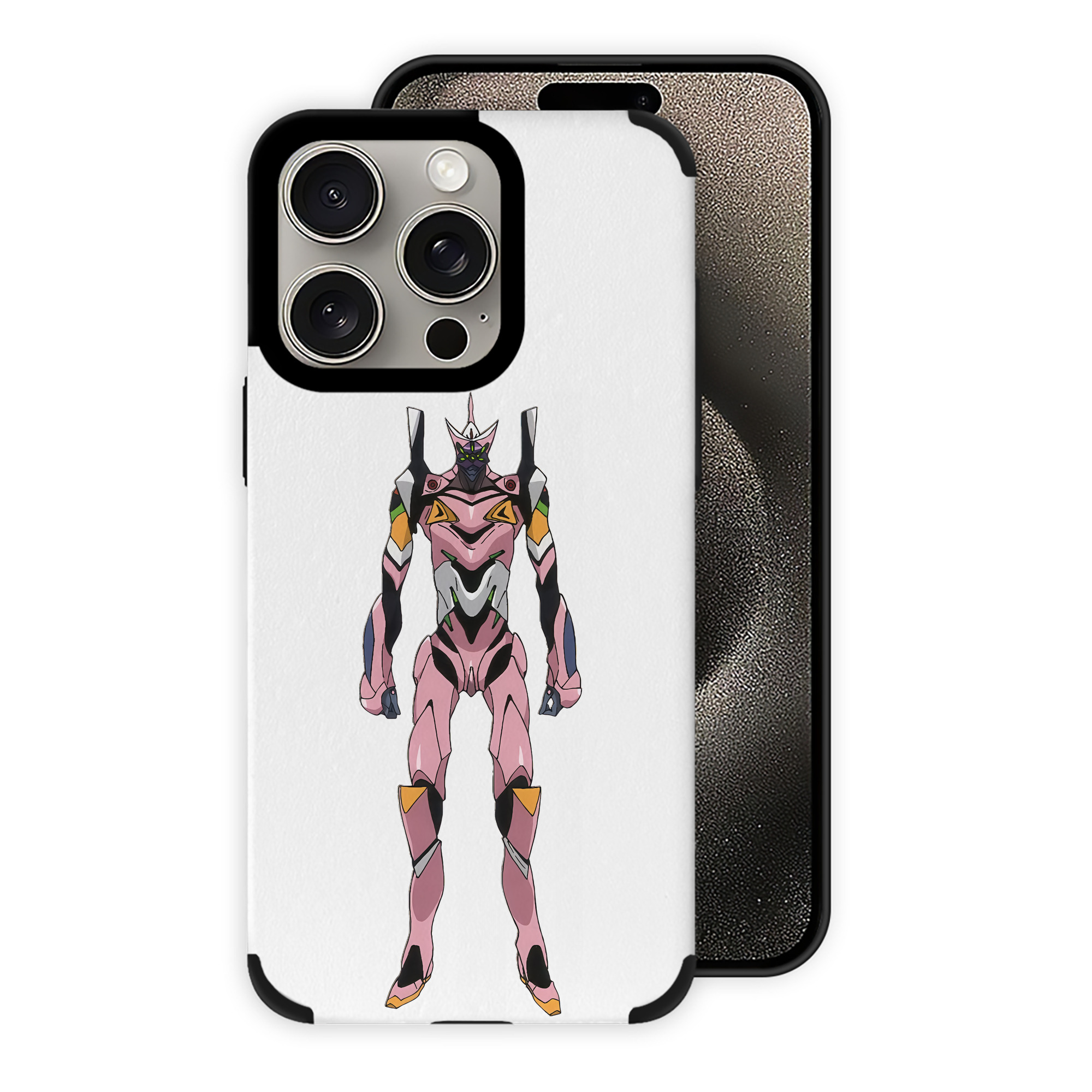 （画像用） EVA 新世紀エヴァンゲリオン 【iPhone15ProMax対応】 PUレザー スマホケース 耐衝撃＆黄変防止