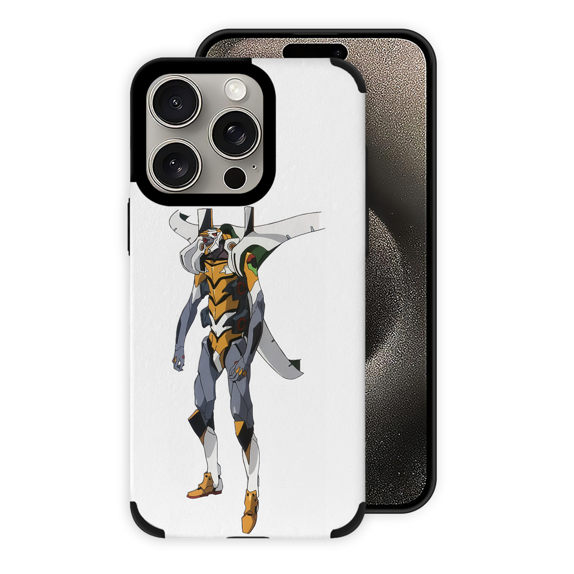 （画像用） EVA 新世紀エヴァンゲリオン 【iPhone15ProMax対応】 PUレザー スマホケース 耐衝撃＆黄変防止