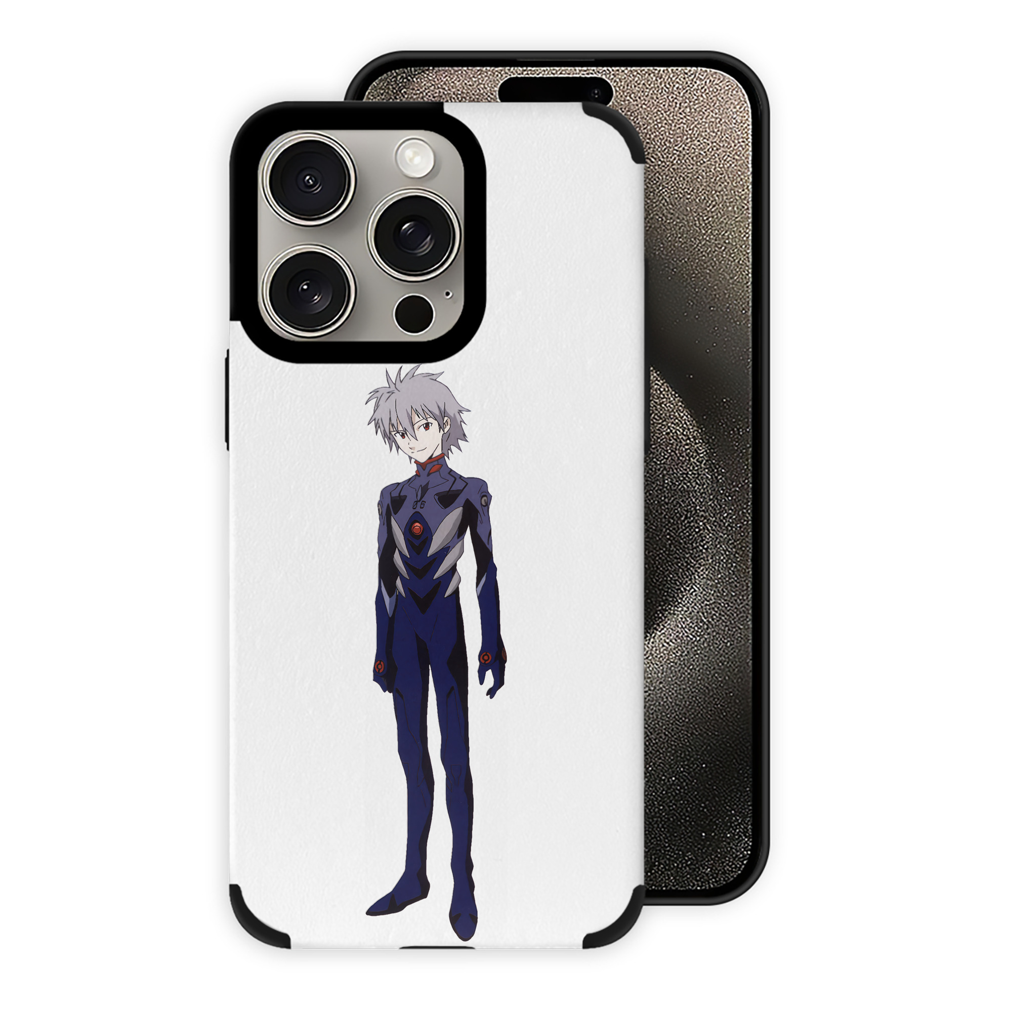 （画像用） EVA 新世紀エヴァンゲリオン 【iPhone15ProMax対応】 PUレザー スマホケース 耐衝撃＆黄変防止