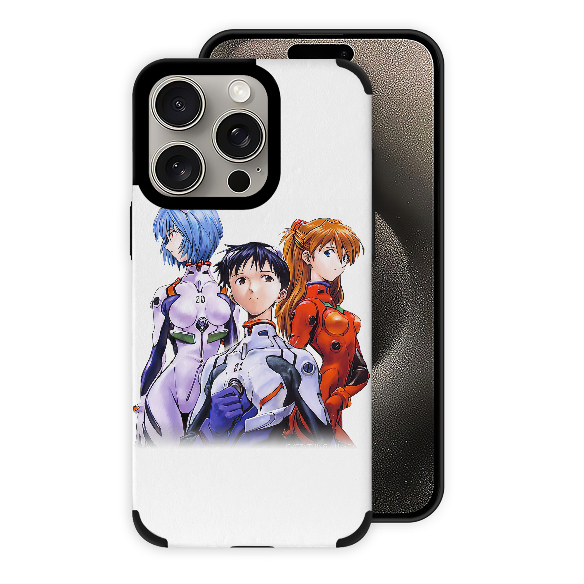 （画像用） EVA 新世紀エヴァンゲリオン 【iPhone15ProMax対応】 PUレザー スマホケース 耐衝撃＆黄変防止