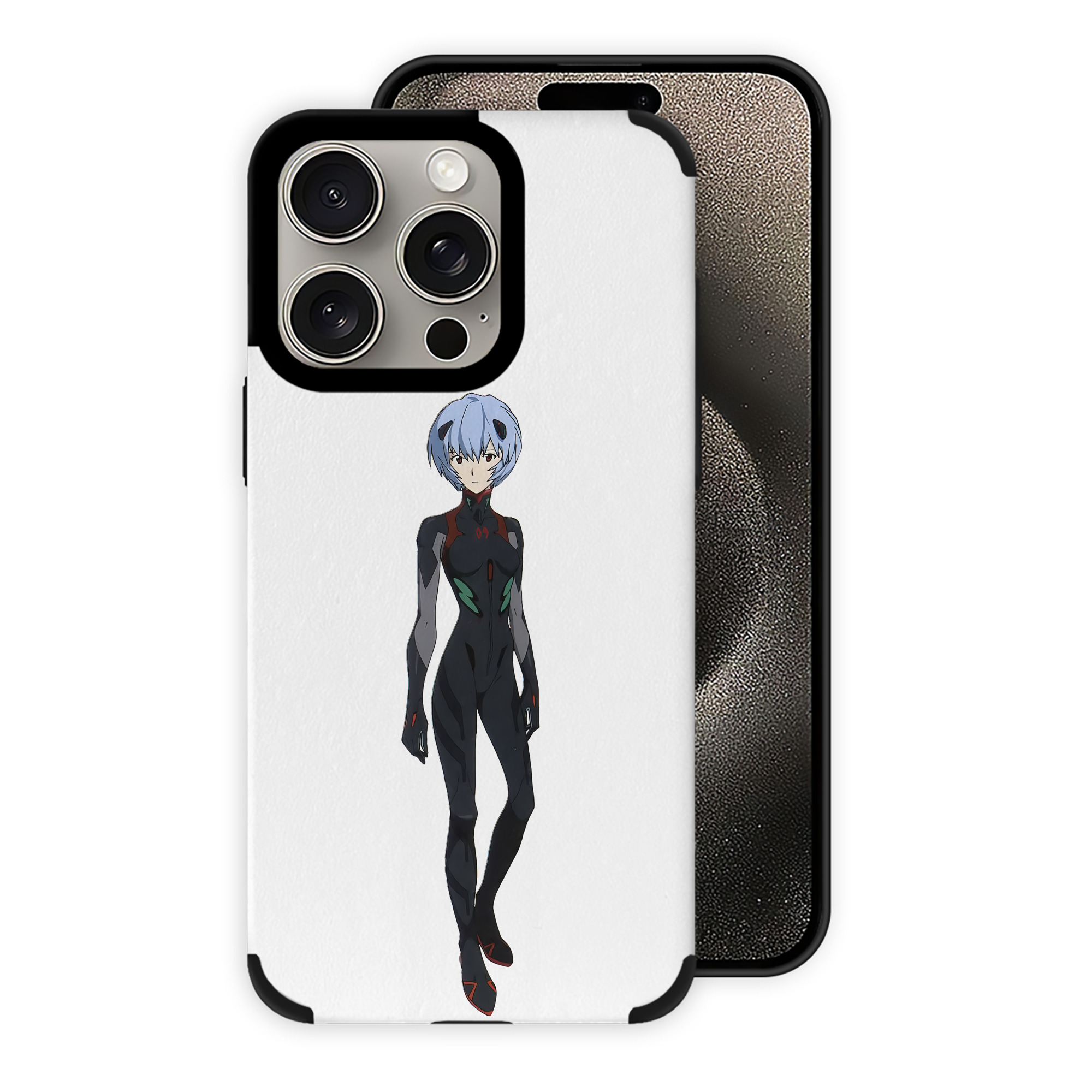 （画像用） EVA 新世紀エヴァンゲリオン 【iPhone15ProMax対応】 PUレザー スマホケース 耐衝撃＆黄変防止