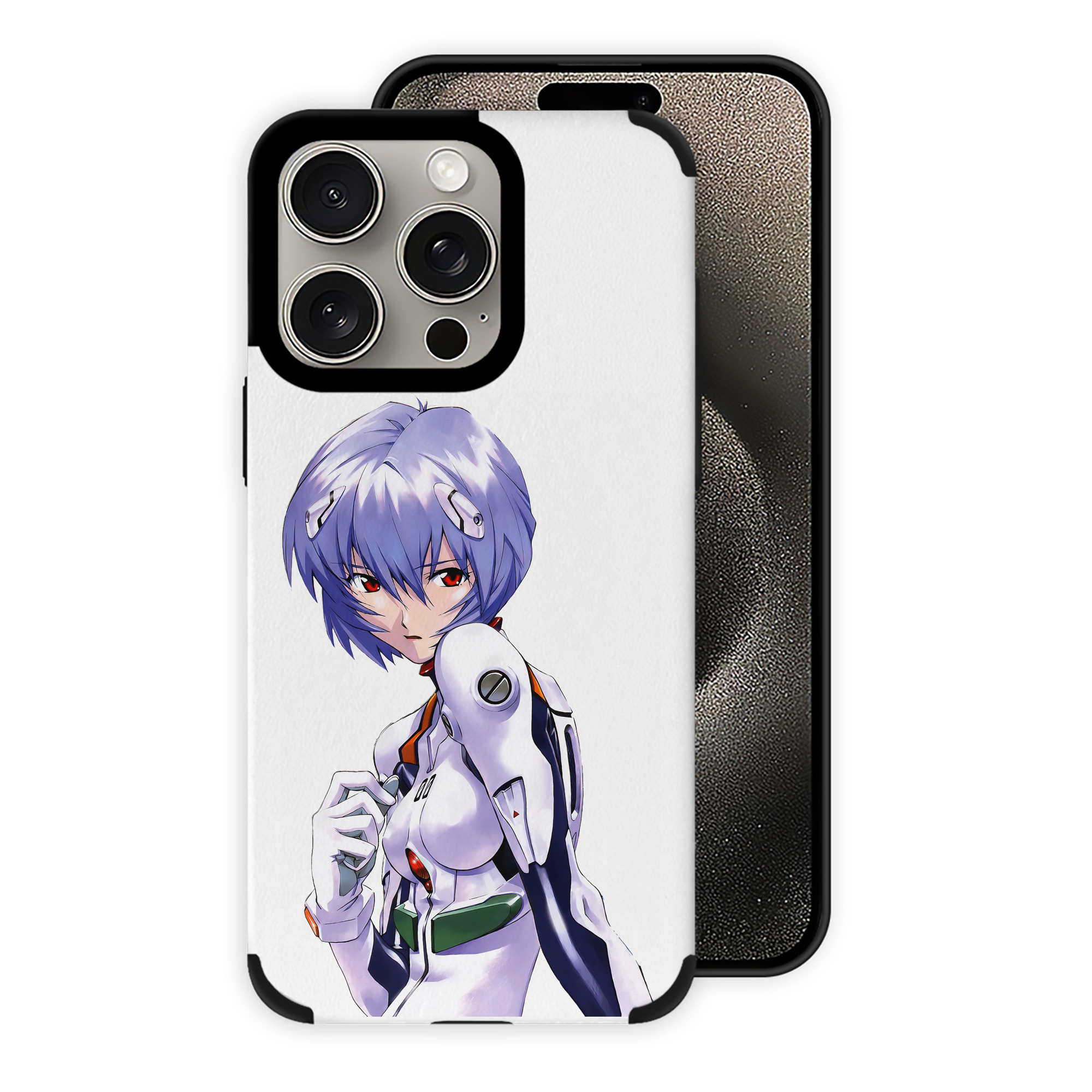 （画像用） EVA 新世紀エヴァンゲリオン 【iPhone15ProMax対応】 PUレザー スマホケース 耐衝撃＆黄変防止