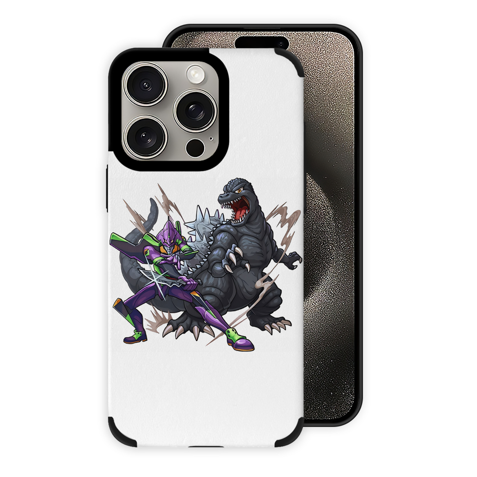 （画像用） EVA 新世紀エヴァンゲリオン 【iPhone15ProMax対応】 PUレザー スマホケース 耐衝撃＆黄変防止