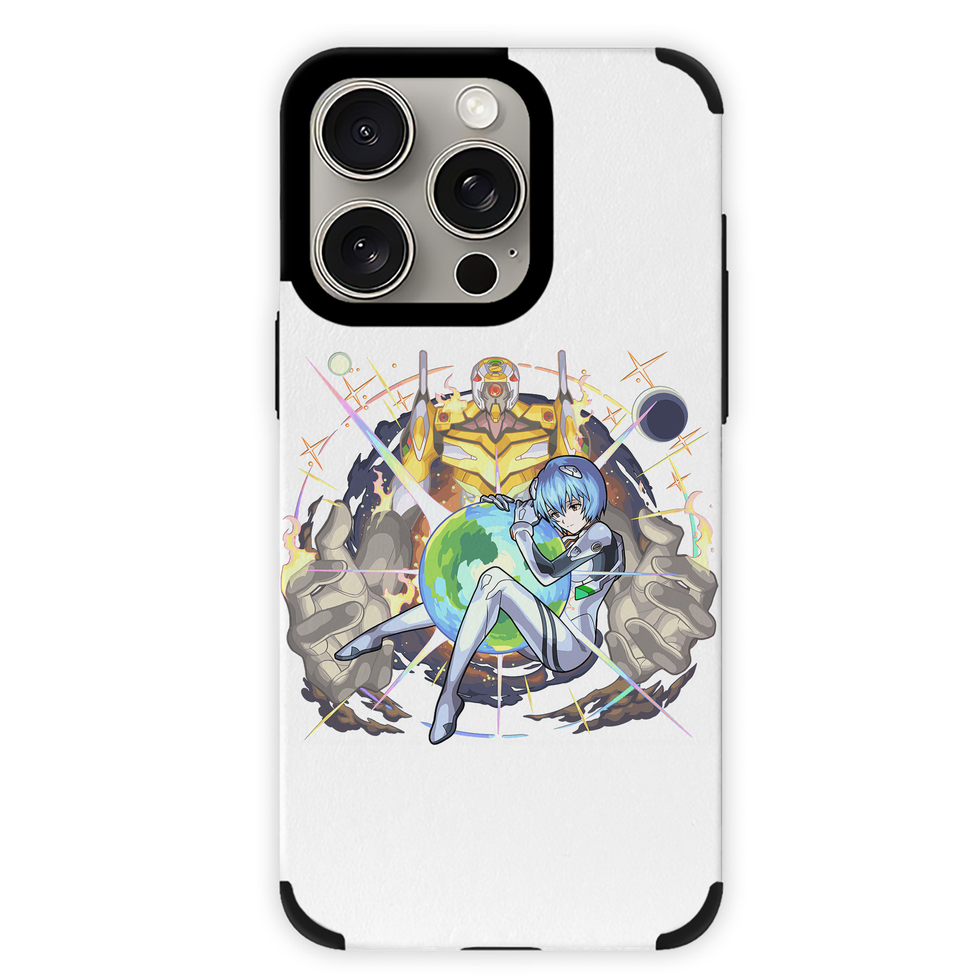 （画像用） EVA 新世紀エヴァンゲリオン 【iPhone15ProMax対応】 PUレザー スマホケース 耐衝撃＆黄変防止
