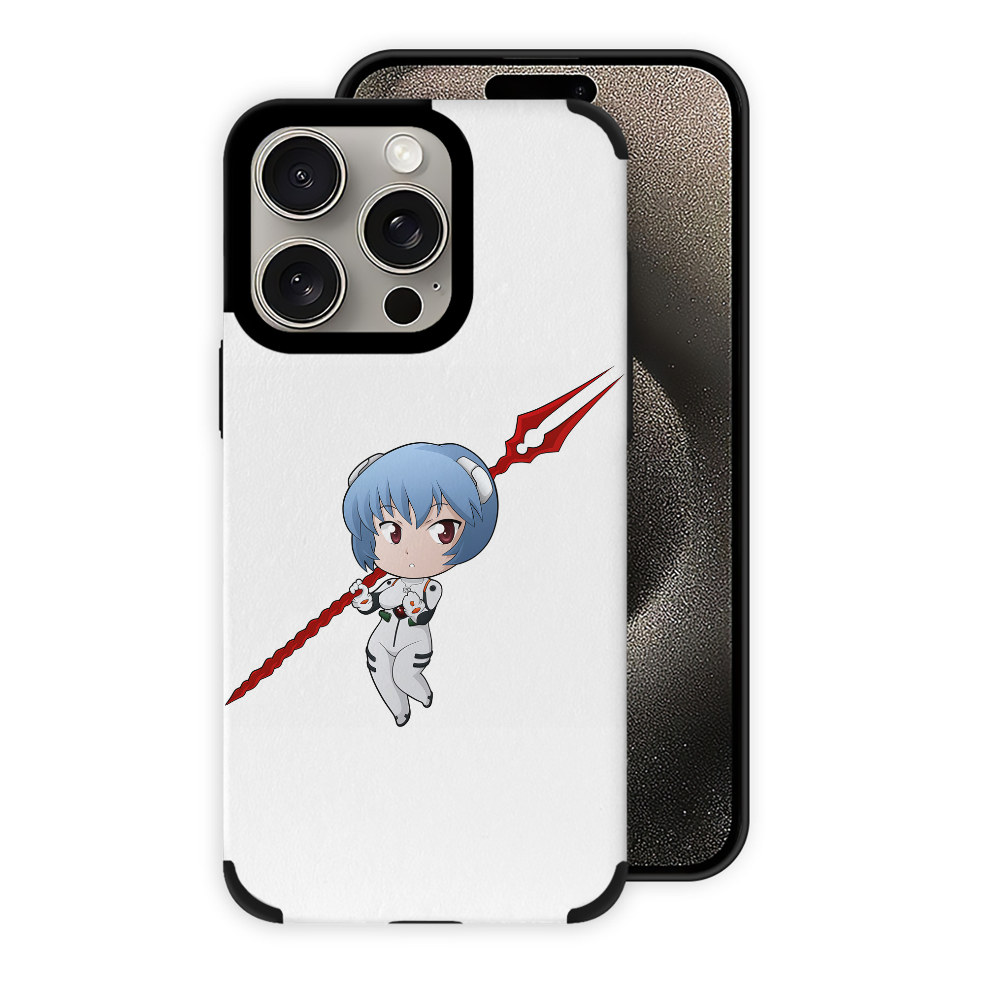（画像用） EVA 新世紀エヴァンゲリオン 【iPhone15ProMax対応】 PUレザー スマホケース 耐衝撃＆黄変防止