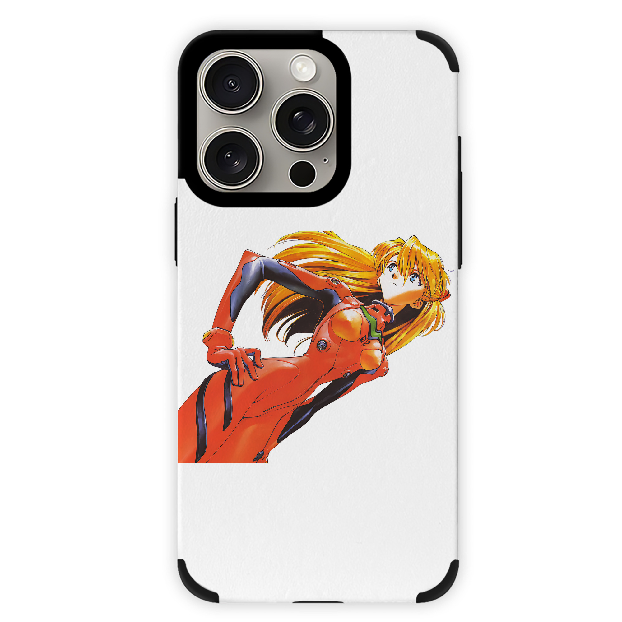 （画像用） EVA 新世紀エヴァンゲリオン 【iPhone15ProMax対応】 PUレザー スマホケース 耐衝撃＆黄変防止