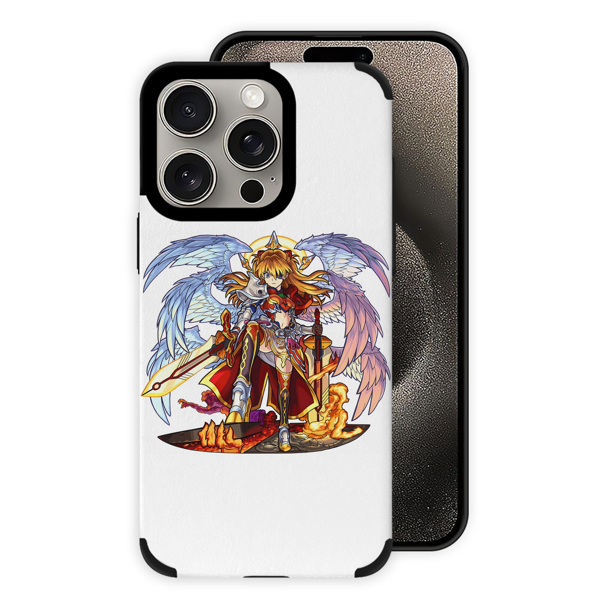 （画像用） EVA 新世紀エヴァンゲリオン 【iPhone15ProMax対応】 PUレザー スマホケース 耐衝撃＆黄変防止