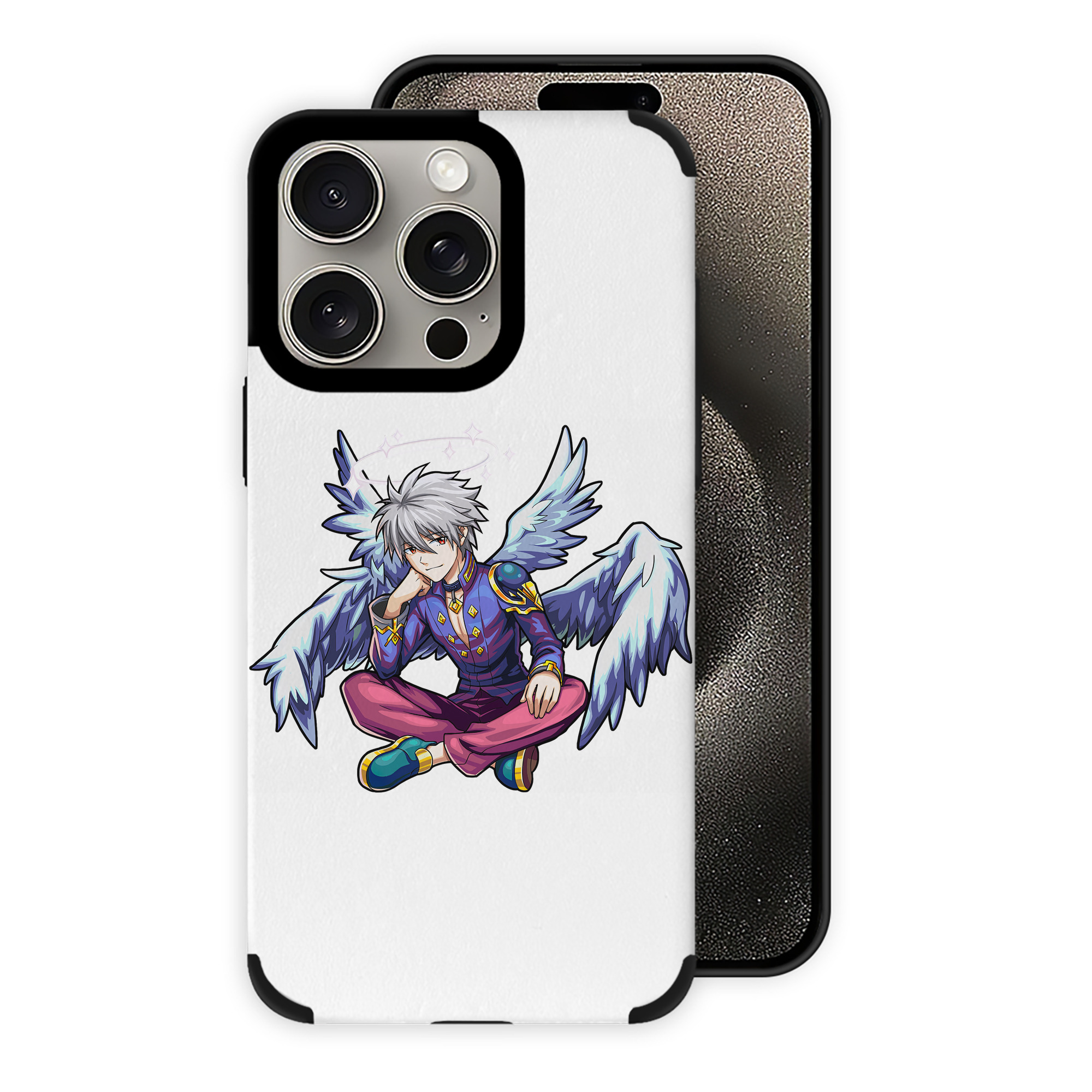 （画像用） EVA 新世紀エヴァンゲリオン 【iPhone15ProMax対応】 PUレザー スマホケース 耐衝撃＆黄変防止