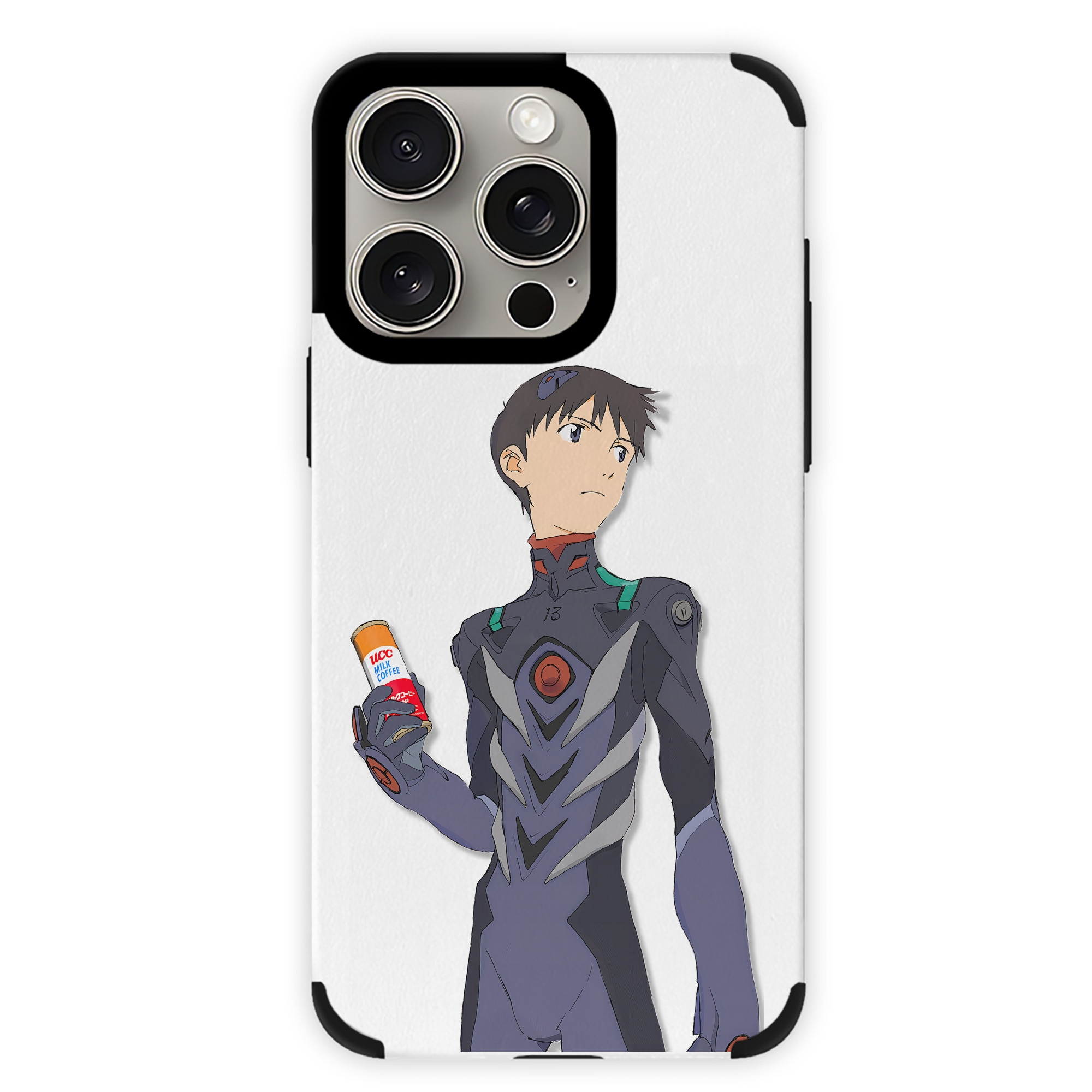 （画像用） EVA 新世紀エヴァンゲリオン 【iPhone15ProMax対応】 PUレザー スマホケース 耐衝撃＆黄変防止