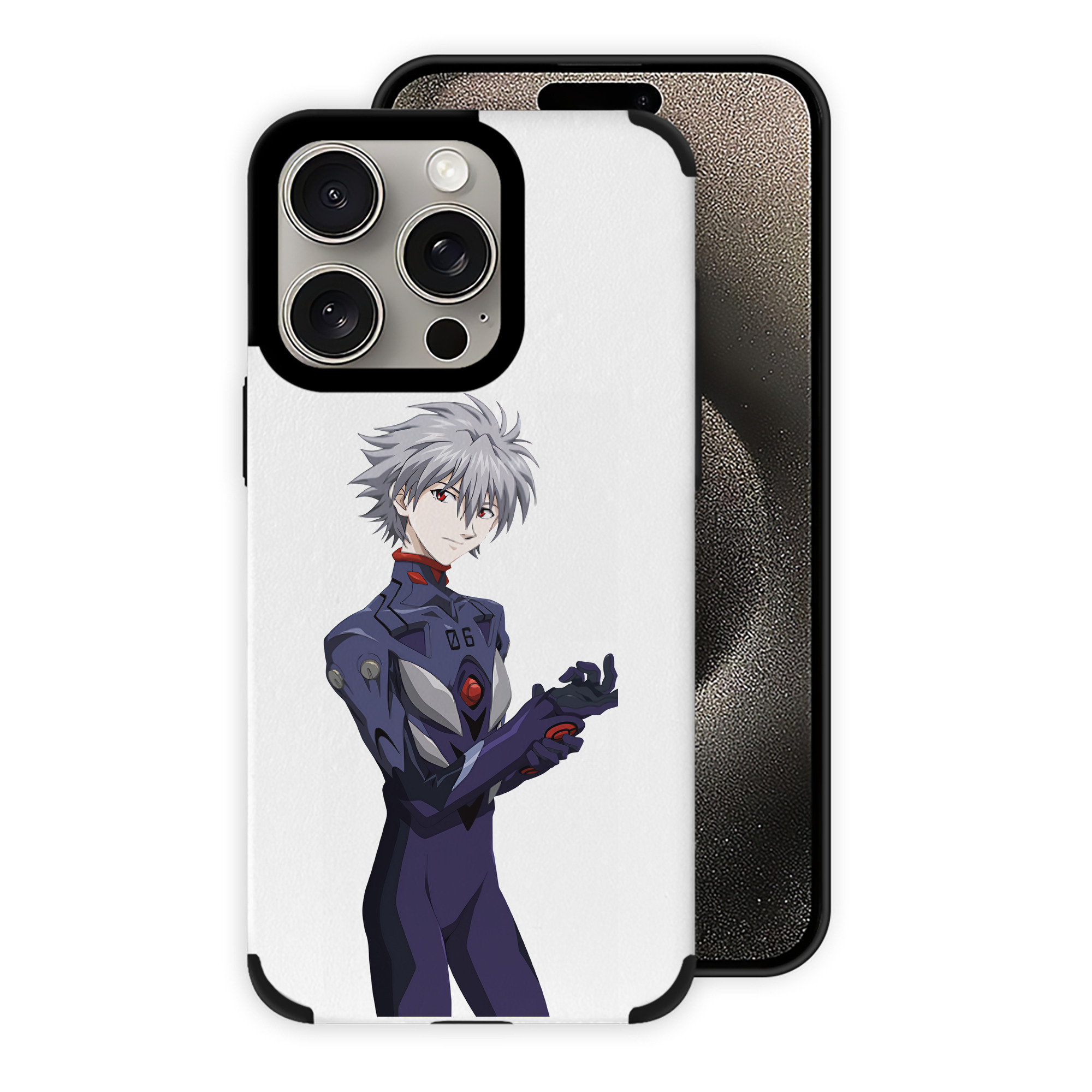 （画像用） EVA 新世紀エヴァンゲリオン 【iPhone15ProMax対応】 PUレザー スマホケース 耐衝撃＆黄変防止