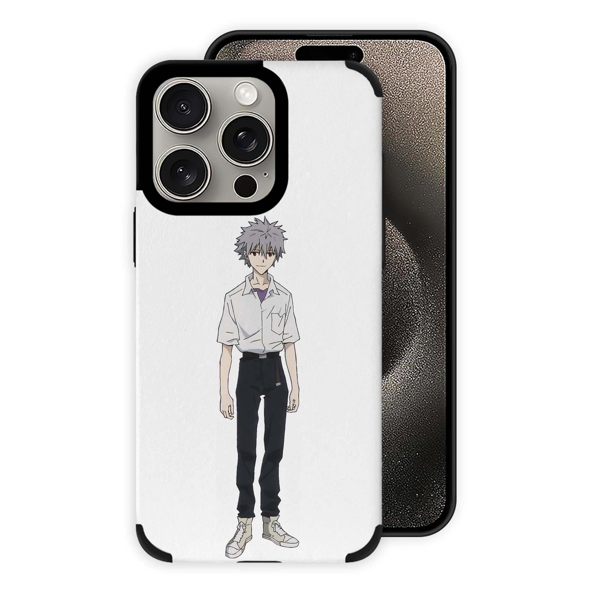 （画像用） EVA 新世紀エヴァンゲリオン 【iPhone15ProMax対応】 PUレザー スマホケース 耐衝撃＆黄変防止