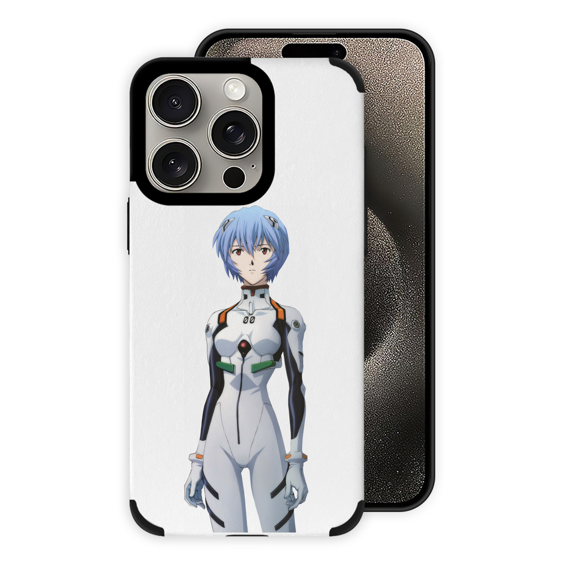（画像用） EVA 新世紀エヴァンゲリオン 【iPhone15ProMax対応】 PUレザー スマホケース 耐衝撃＆黄変防止
