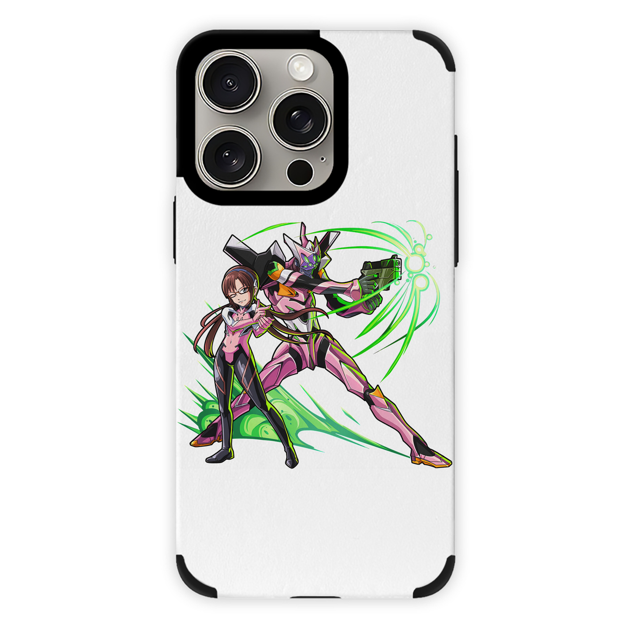 （画像用） EVA 新世紀エヴァンゲリオン 【iPhone15ProMax対応】 PUレザー スマホケース 耐衝撃＆黄変防止