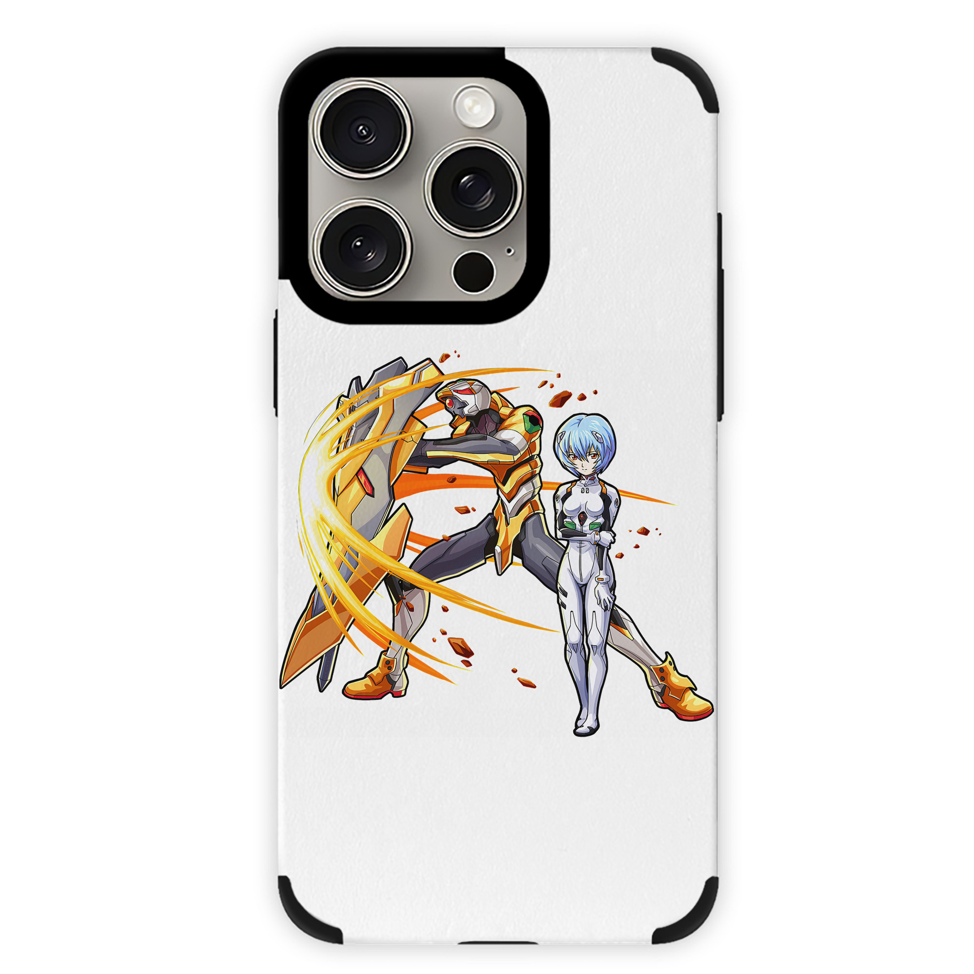 （画像用） EVA 新世紀エヴァンゲリオン 【iPhone15ProMax対応】 PUレザー スマホケース 耐衝撃＆黄変防止