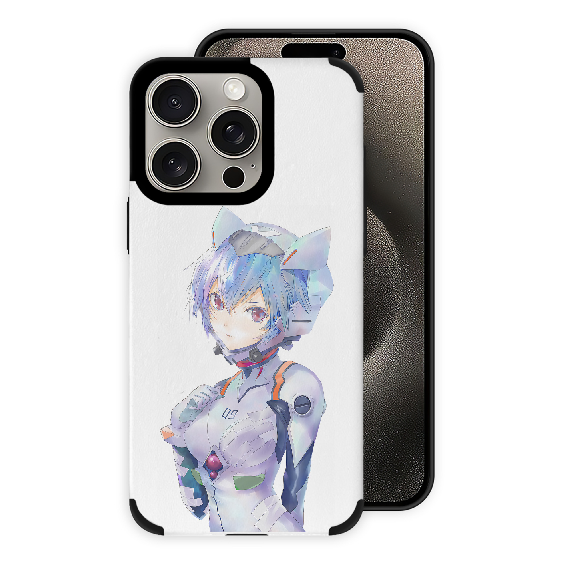 （画像用） EVA 新世紀エヴァンゲリオン 【iPhone15ProMax対応】 PUレザー スマホケース 耐衝撃＆黄変防止