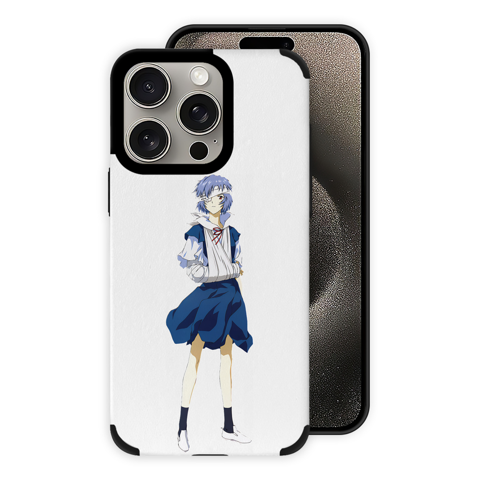 （画像用） EVA 新世紀エヴァンゲリオン 【iPhone15ProMax対応】 PUレザー スマホケース 耐衝撃＆黄変防止