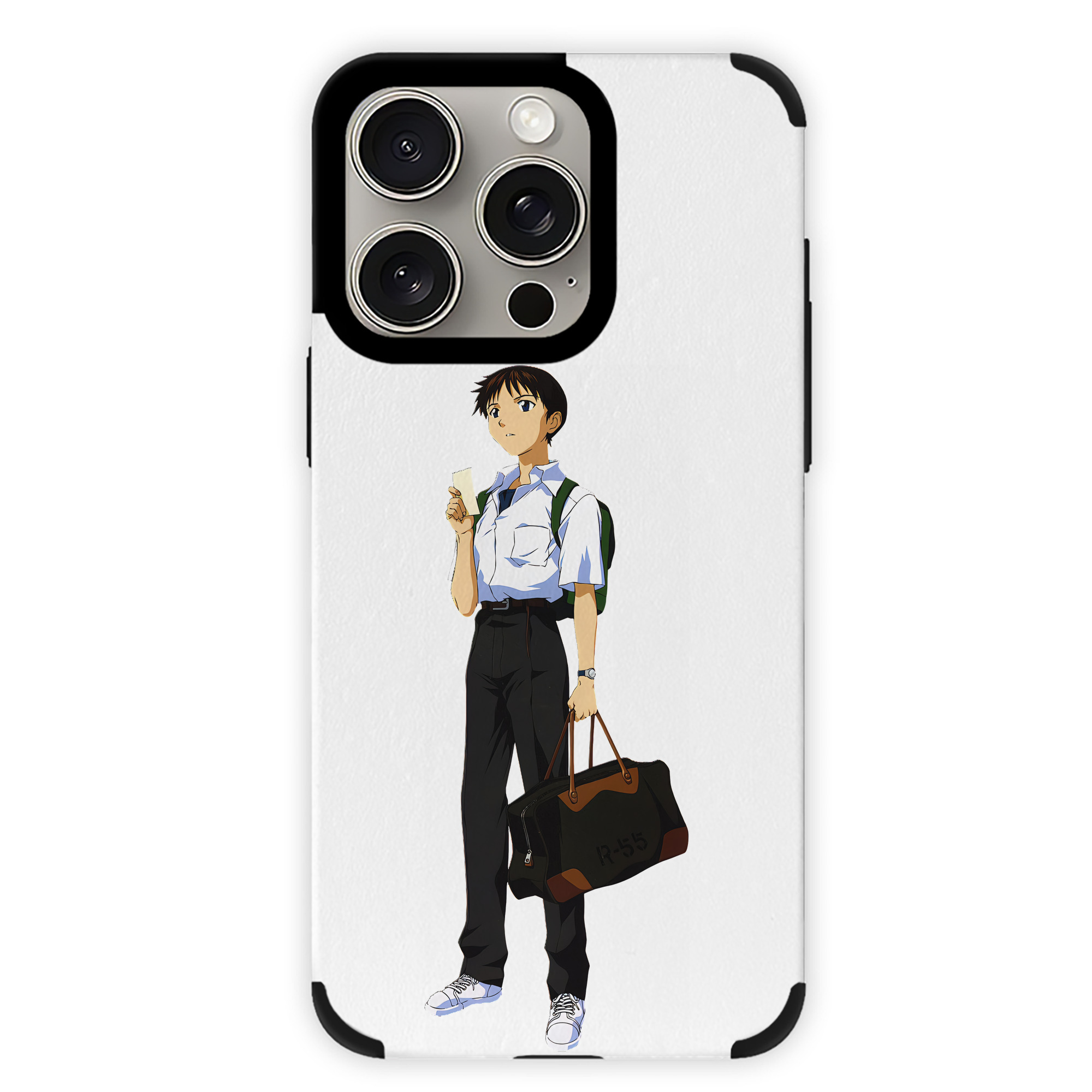 （画像用） EVA 新世紀エヴァンゲリオン 【iPhone15ProMax対応】 PUレザー スマホケース 耐衝撃＆黄変防止