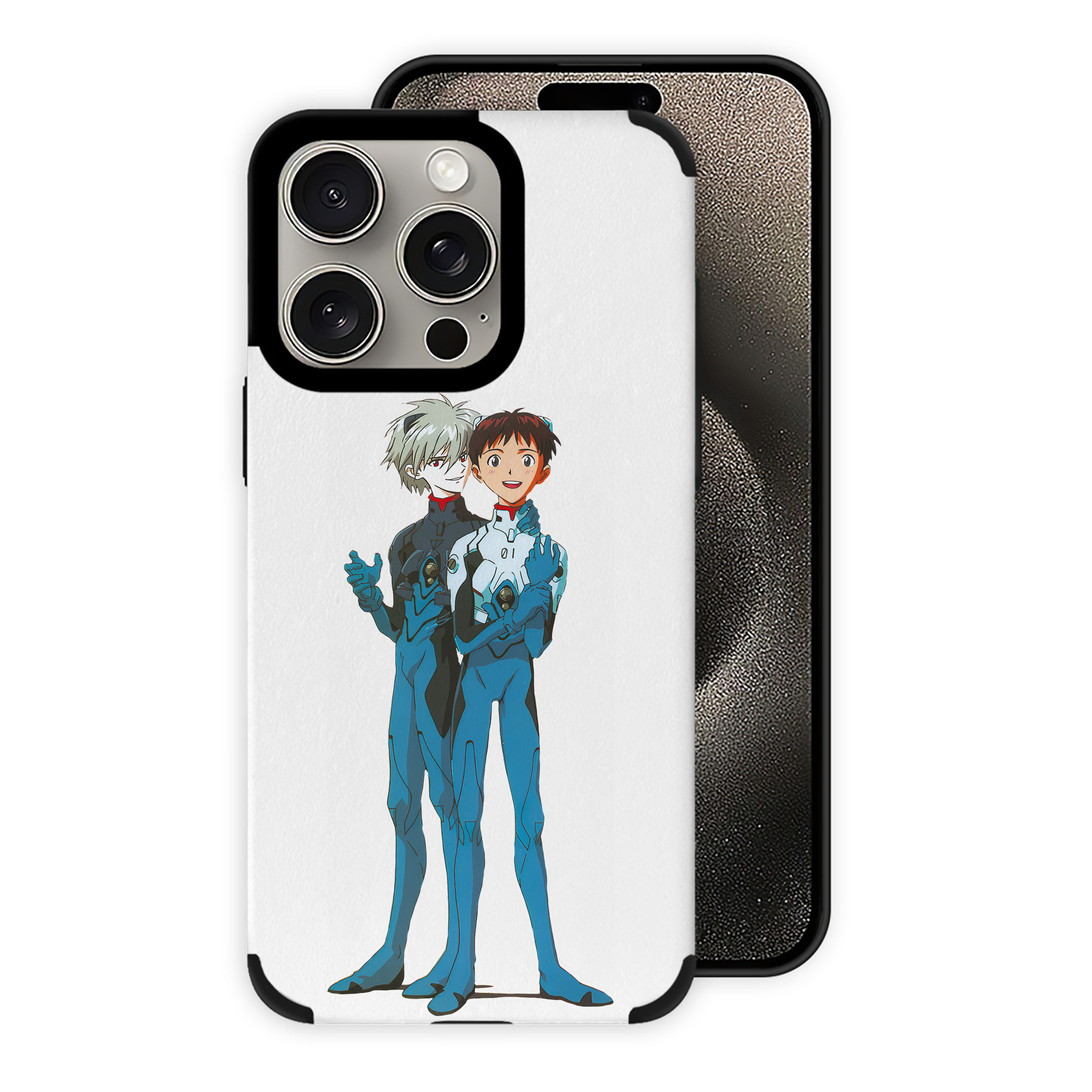 （画像用） EVA 新世紀エヴァンゲリオン 【iPhone15ProMax対応】 PUレザー スマホケース 耐衝撃＆黄変防止