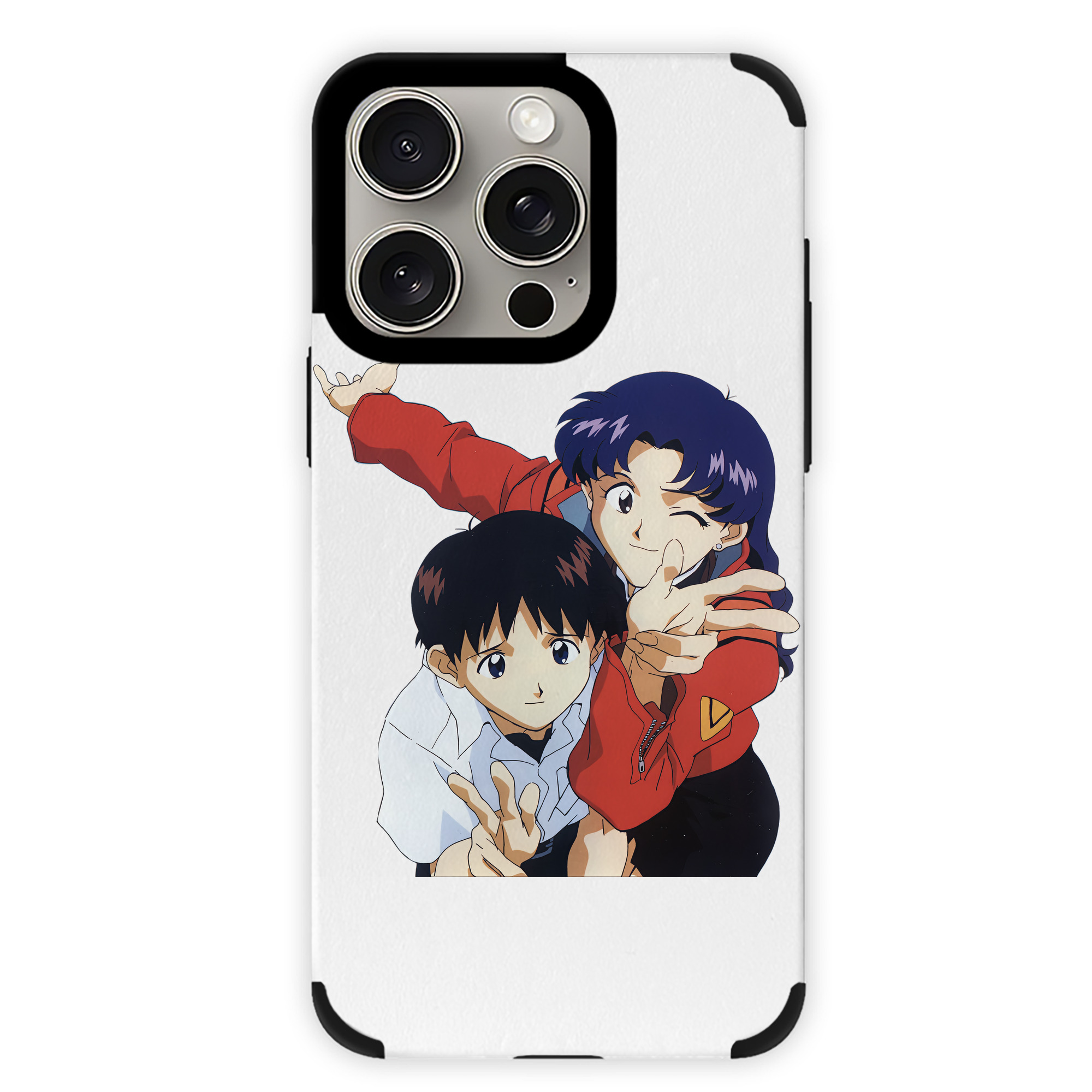 （画像用） EVA 新世紀エヴァンゲリオン 【iPhone15ProMax対応】 PUレザー スマホケース 耐衝撃＆黄変防止
