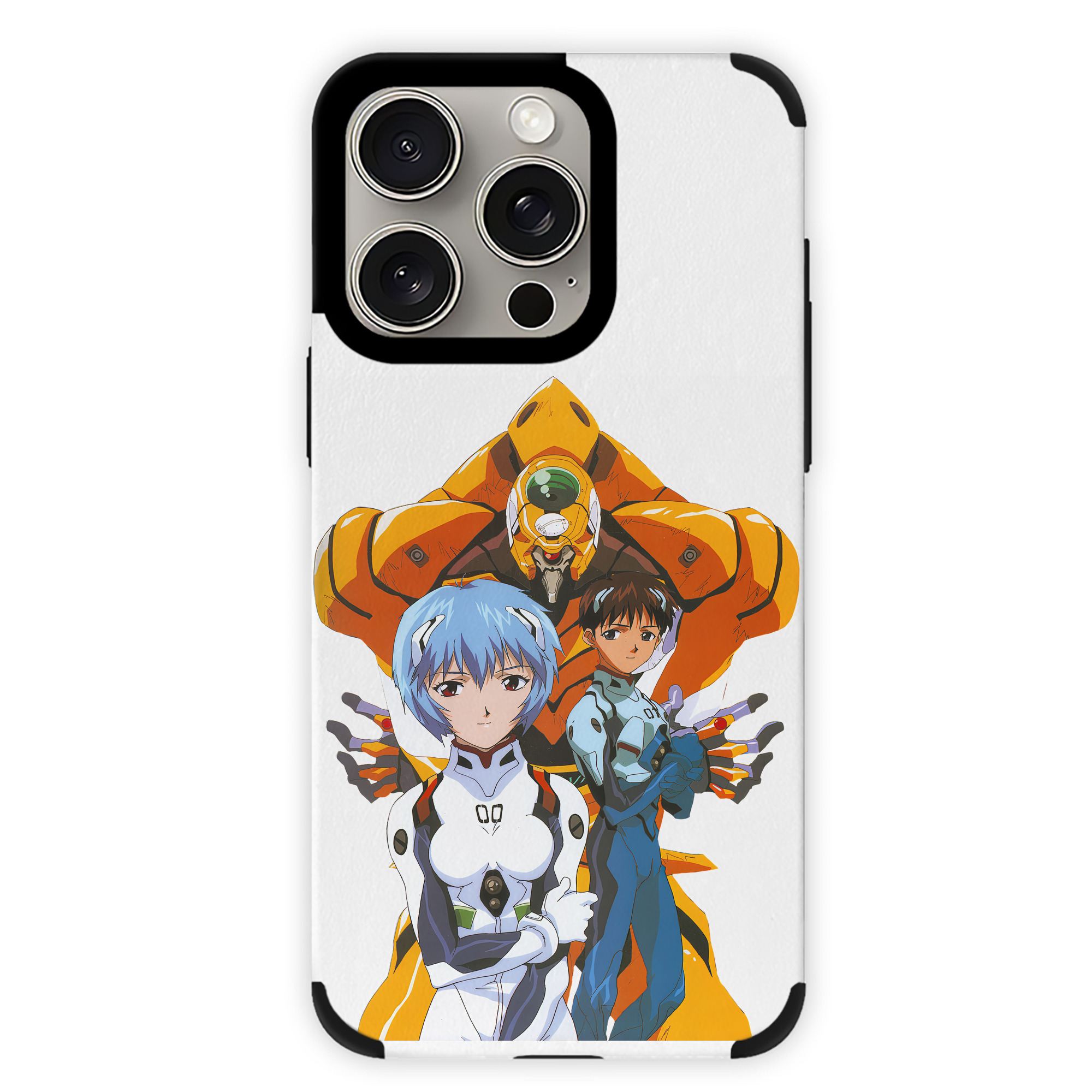 （画像用） EVA 新世紀エヴァンゲリオン 【iPhone15ProMax対応】 PUレザー スマホケース 耐衝撃＆黄変防止