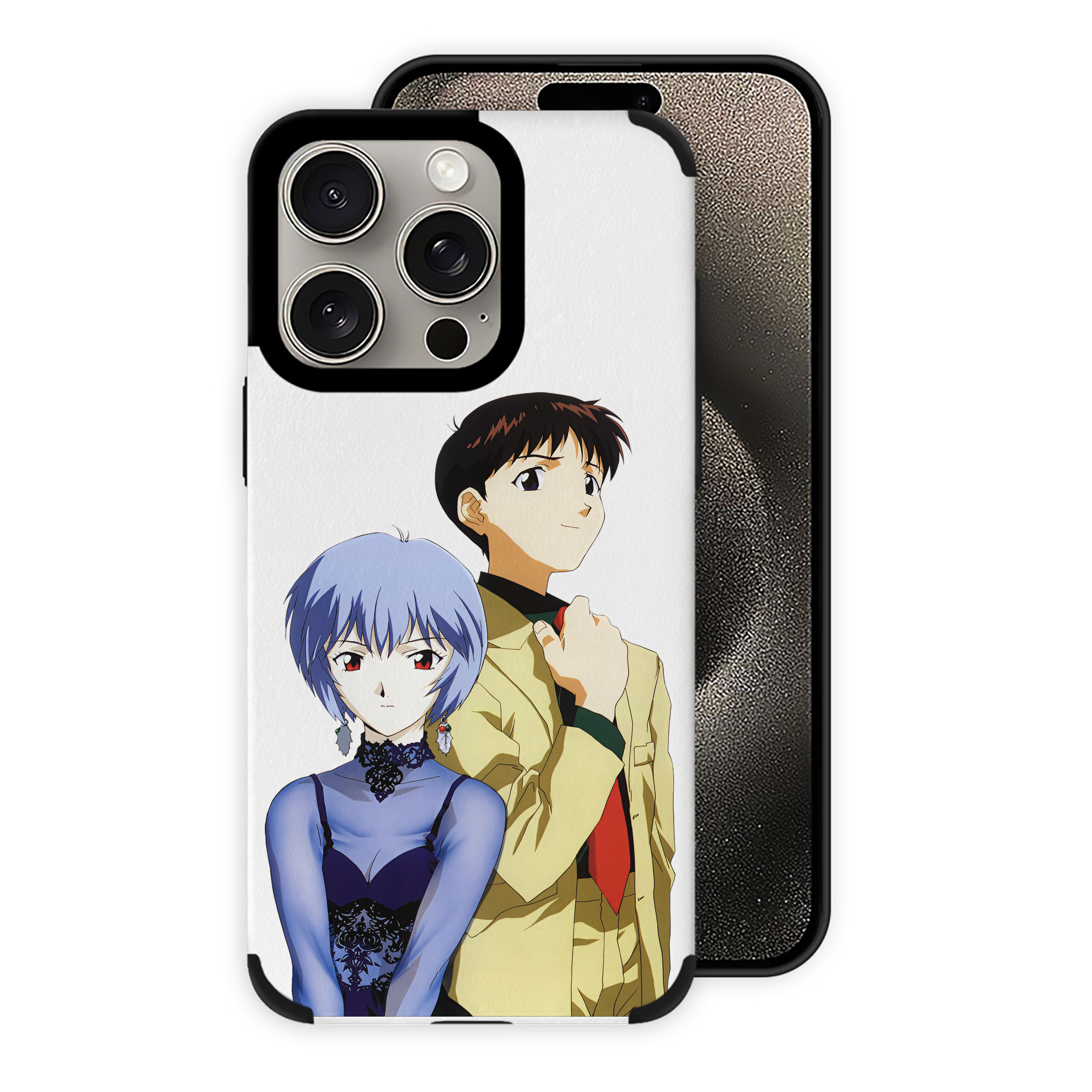 （画像用） EVA 新世紀エヴァンゲリオン 【iPhone15ProMax対応】 PUレザー スマホケース 耐衝撃＆黄変防止