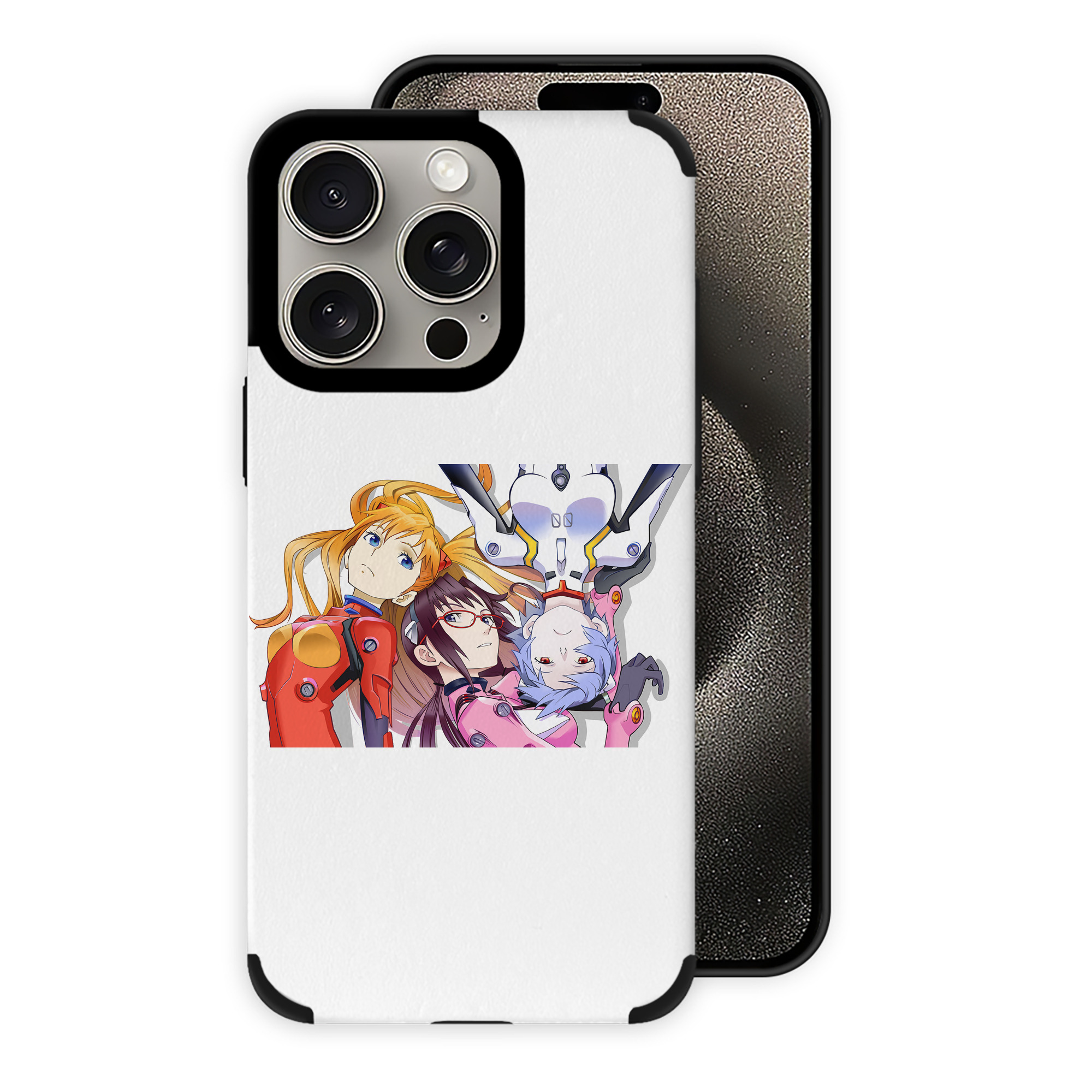 （画像用） EVA 新世紀エヴァンゲリオン 【iPhone15ProMax対応】 PUレザー スマホケース 耐衝撃＆黄変防止