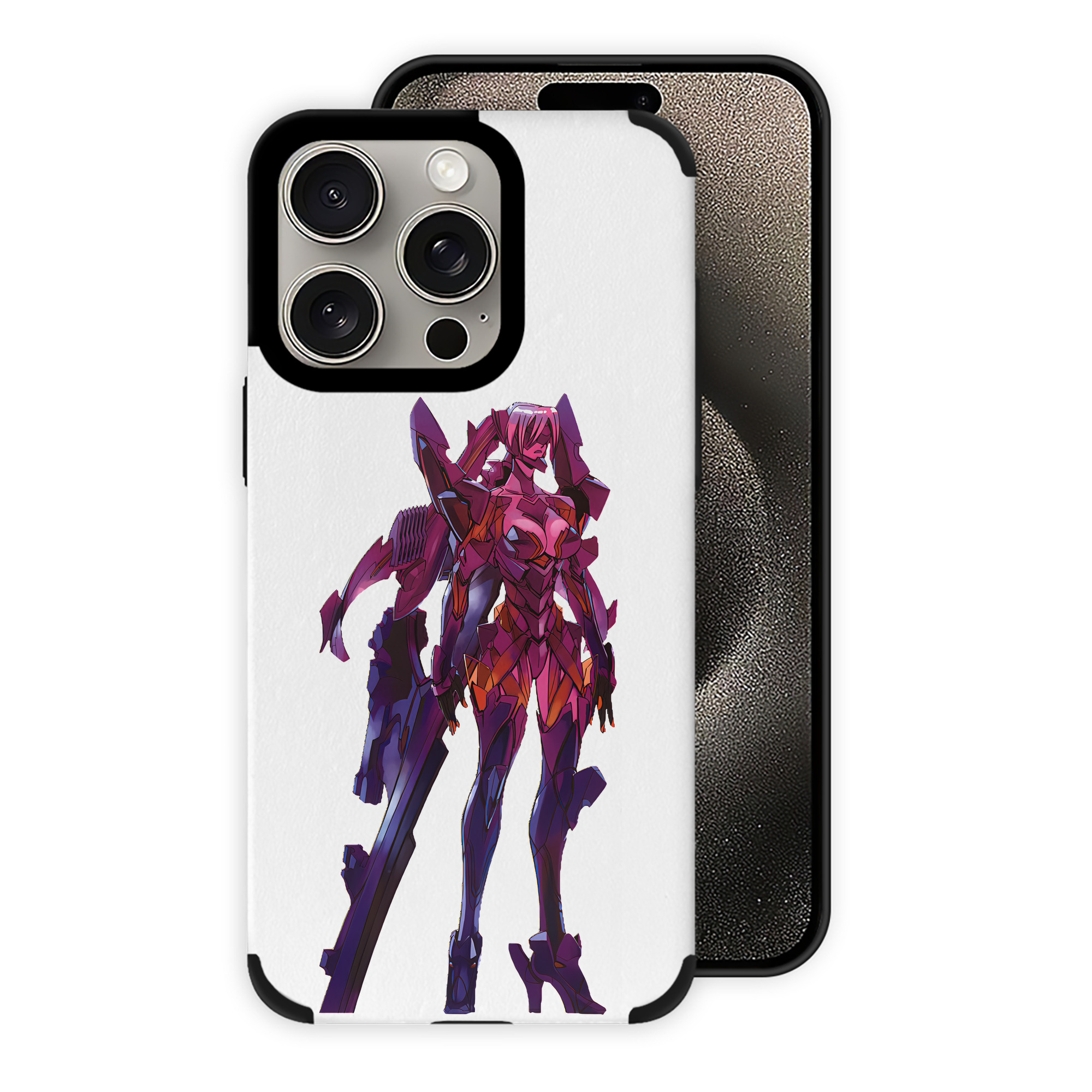 （画像用） EVA 新世紀エヴァンゲリオン 【iPhone15ProMax対応】 PUレザー スマホケース 耐衝撃＆黄変防止