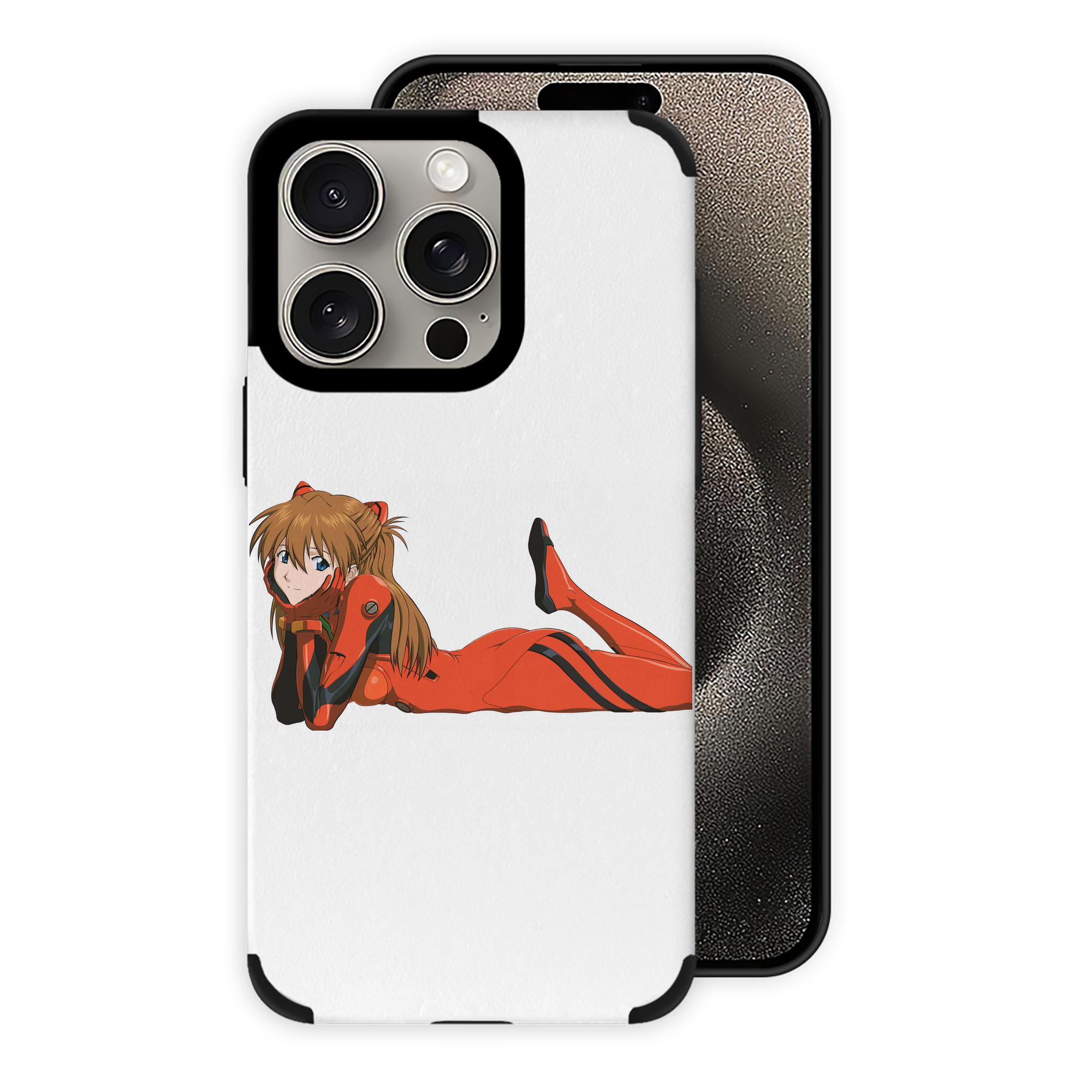 （画像用） EVA 新世紀エヴァンゲリオン 【iPhone15ProMax対応】 PUレザー スマホケース 耐衝撃＆黄変防止