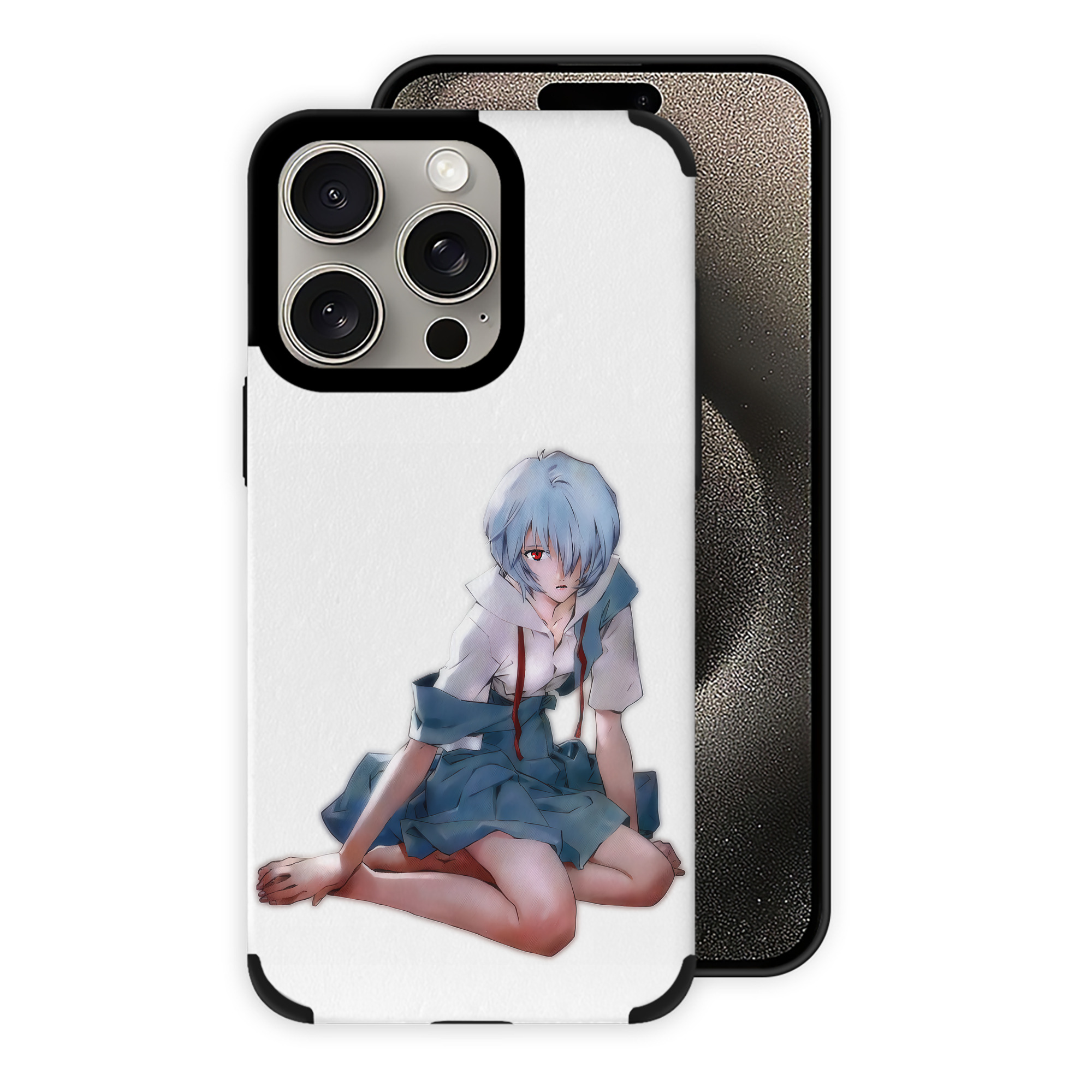 （画像用） EVA 新世紀エヴァンゲリオン 【iPhone15ProMax対応】 PUレザー スマホケース 耐衝撃＆黄変防止