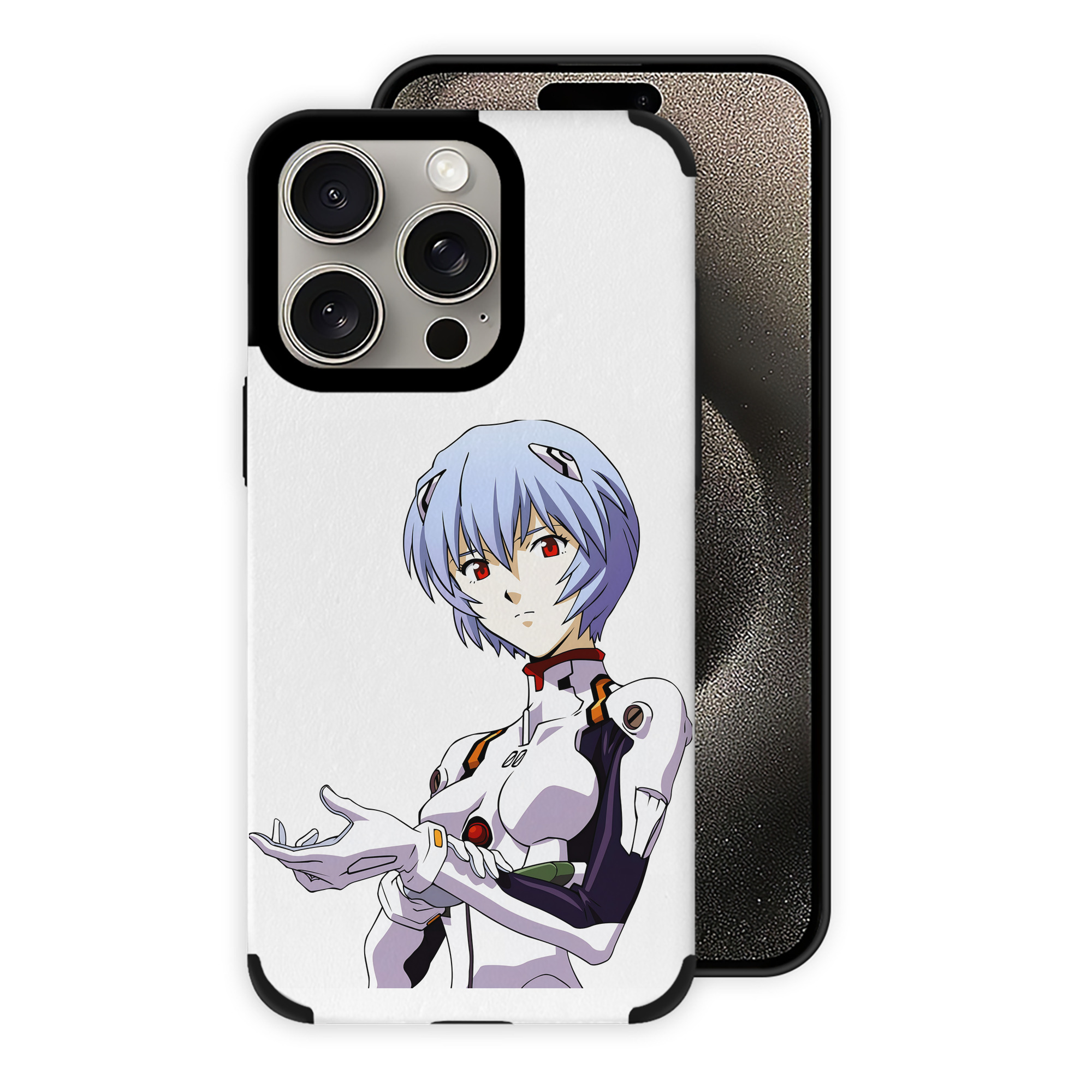 （画像用） EVA 新世紀エヴァンゲリオン 【iPhone15ProMax対応】 PUレザー スマホケース 耐衝撃＆黄変防止