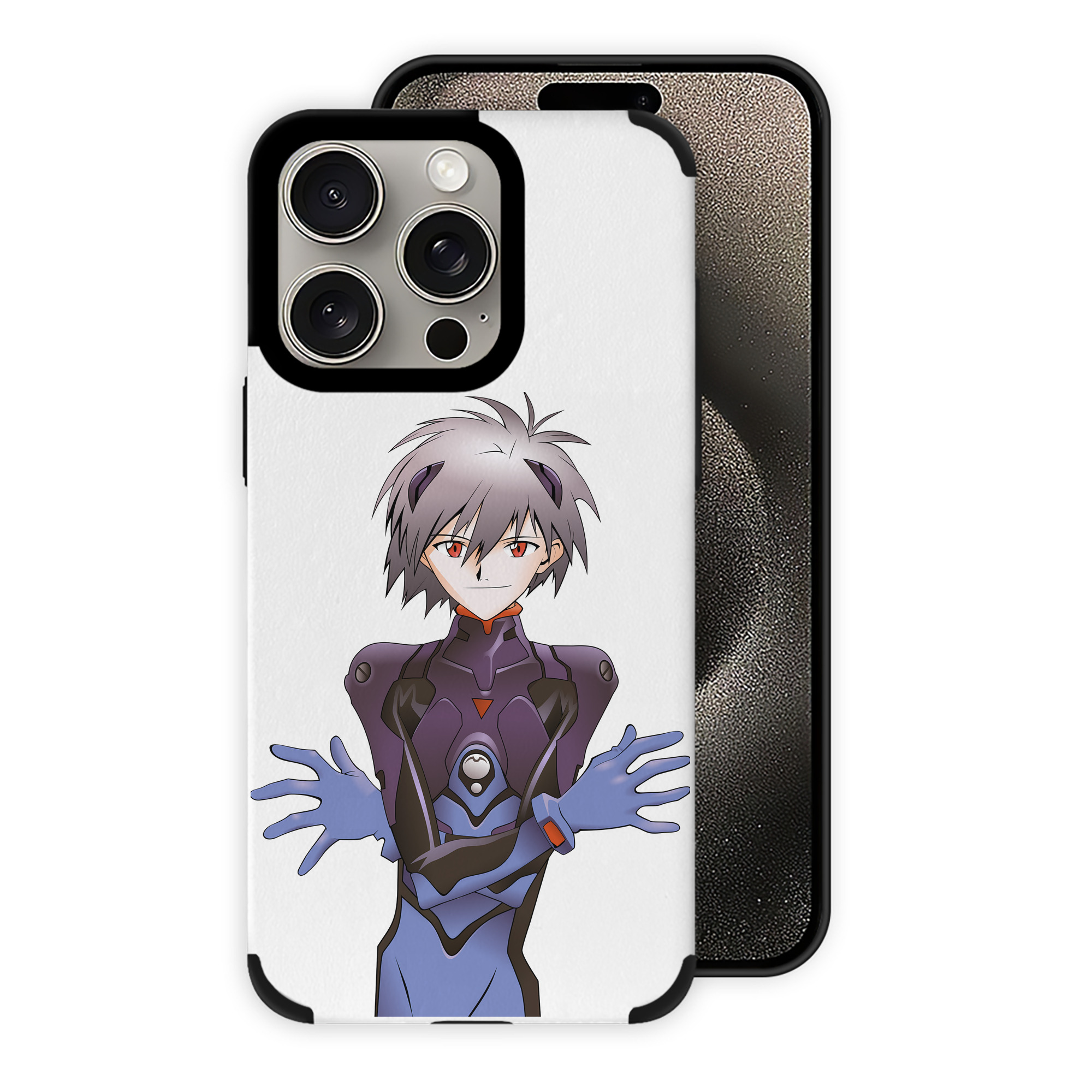 （画像用） EVA 新世紀エヴァンゲリオン 【iPhone15ProMax対応】 PUレザー スマホケース 耐衝撃＆黄変防止