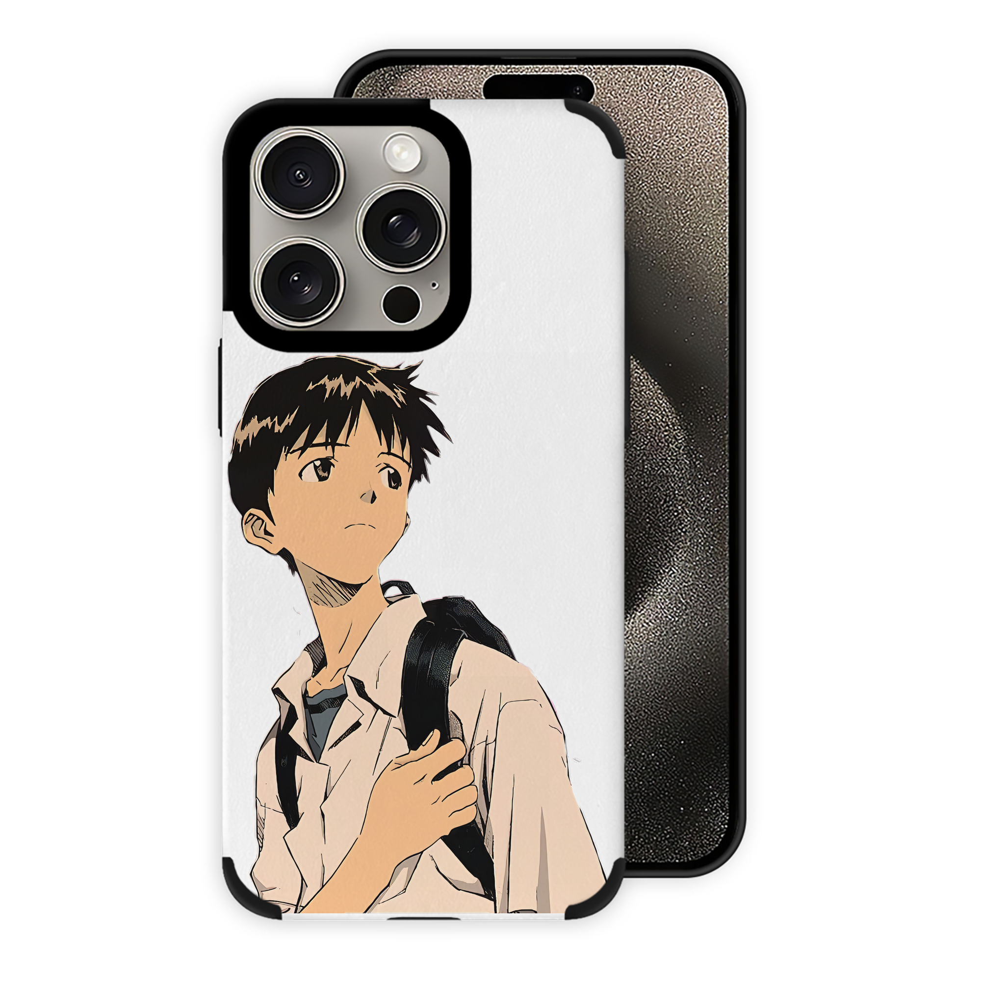（画像用） EVA 新世紀エヴァンゲリオン 【iPhone15ProMax対応】 PUレザー スマホケース 耐衝撃＆黄変防止