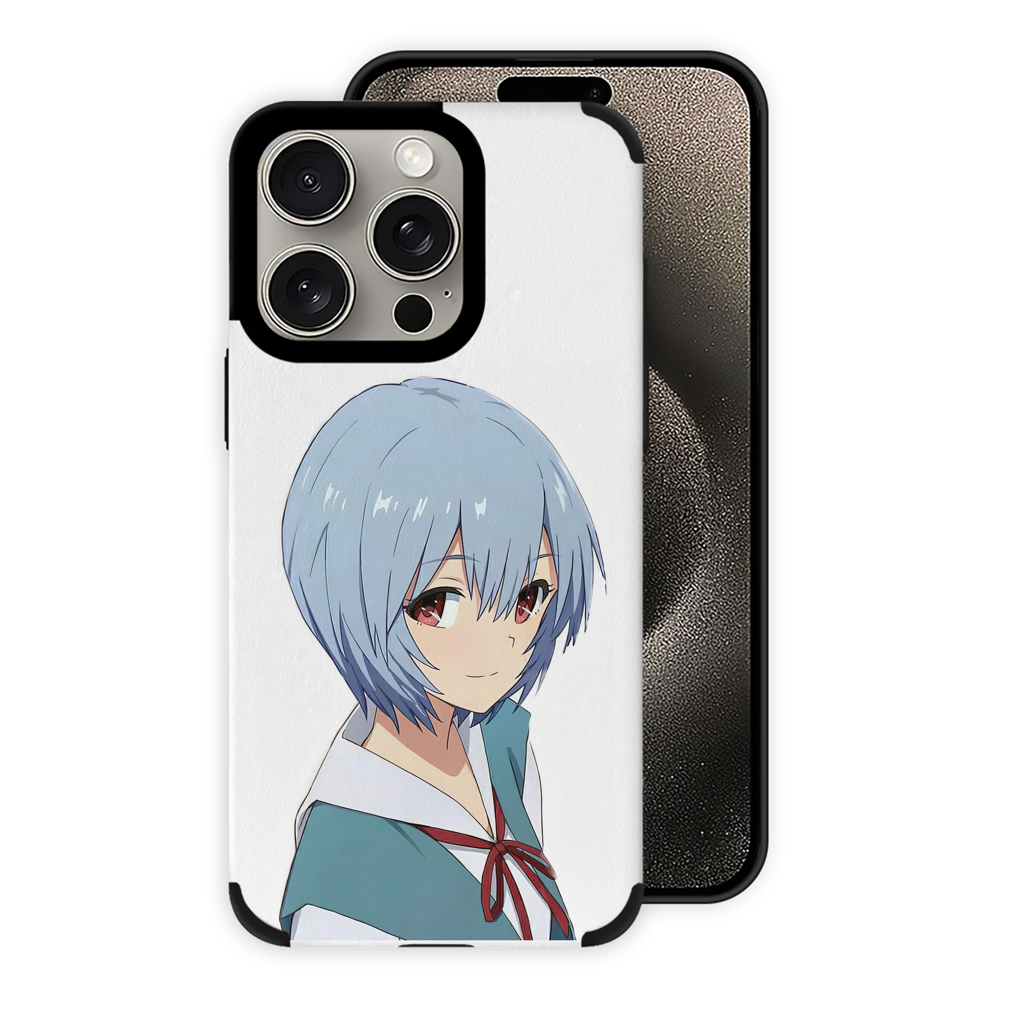 （画像用） EVA 新世紀エヴァンゲリオン 【iPhone15ProMax対応】 PUレザー スマホケース 耐衝撃＆黄変防止