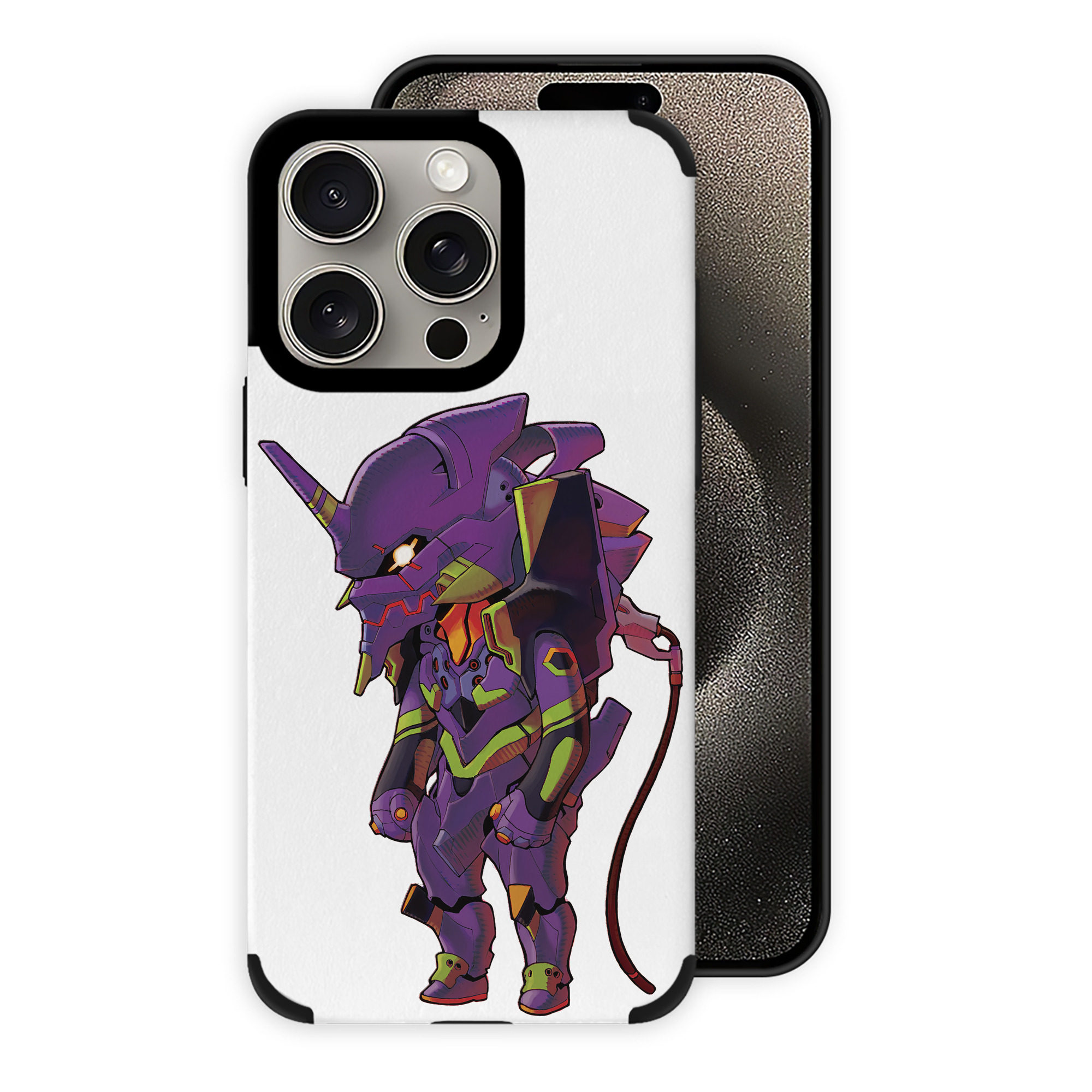 （画像用） EVA 新世紀エヴァンゲリオン 【iPhone15ProMax対応】 PUレザー スマホケース 耐衝撃＆黄変防止