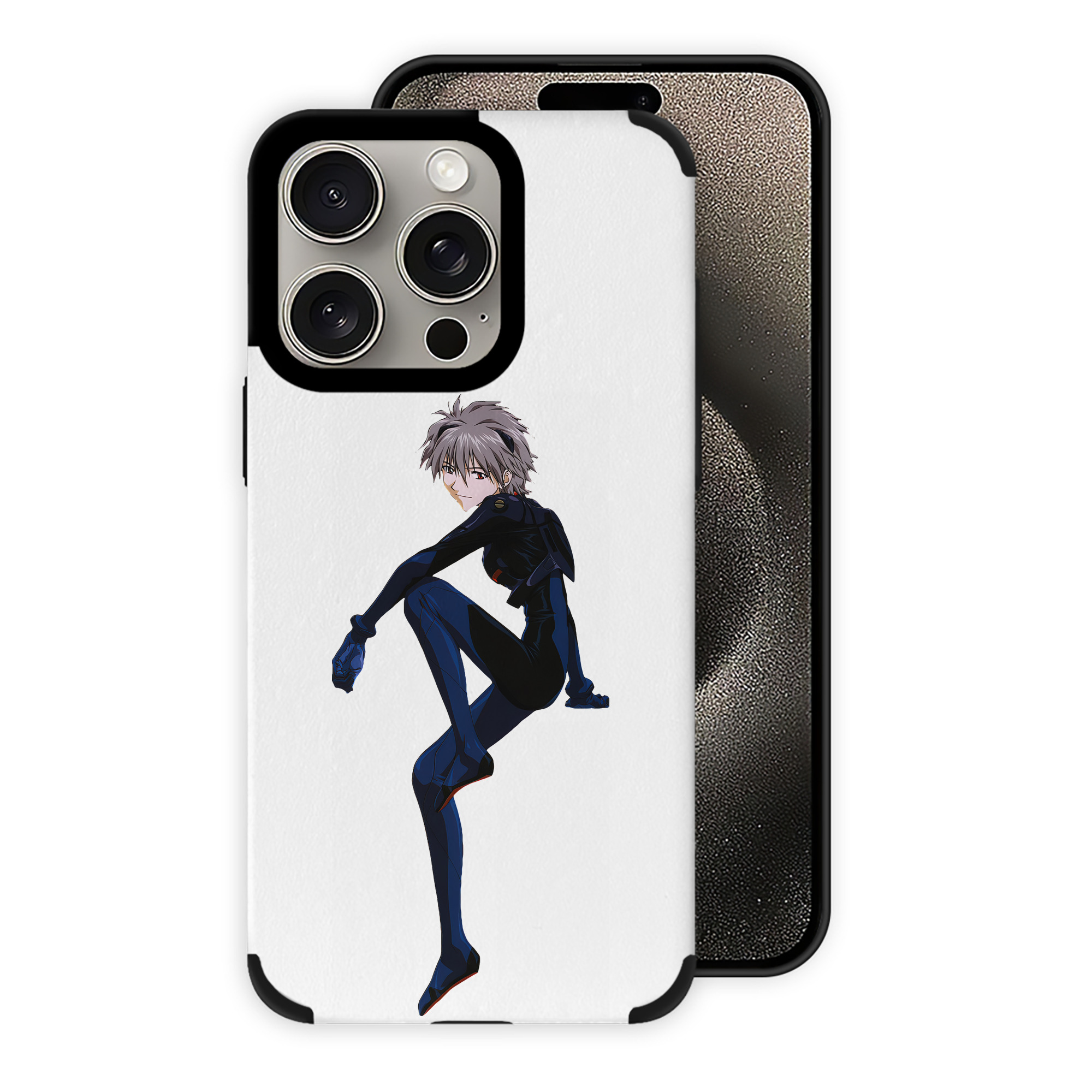 （画像用） EVA 新世紀エヴァンゲリオン 【iPhone15ProMax対応】 PUレザー スマホケース 耐衝撃＆黄変防止