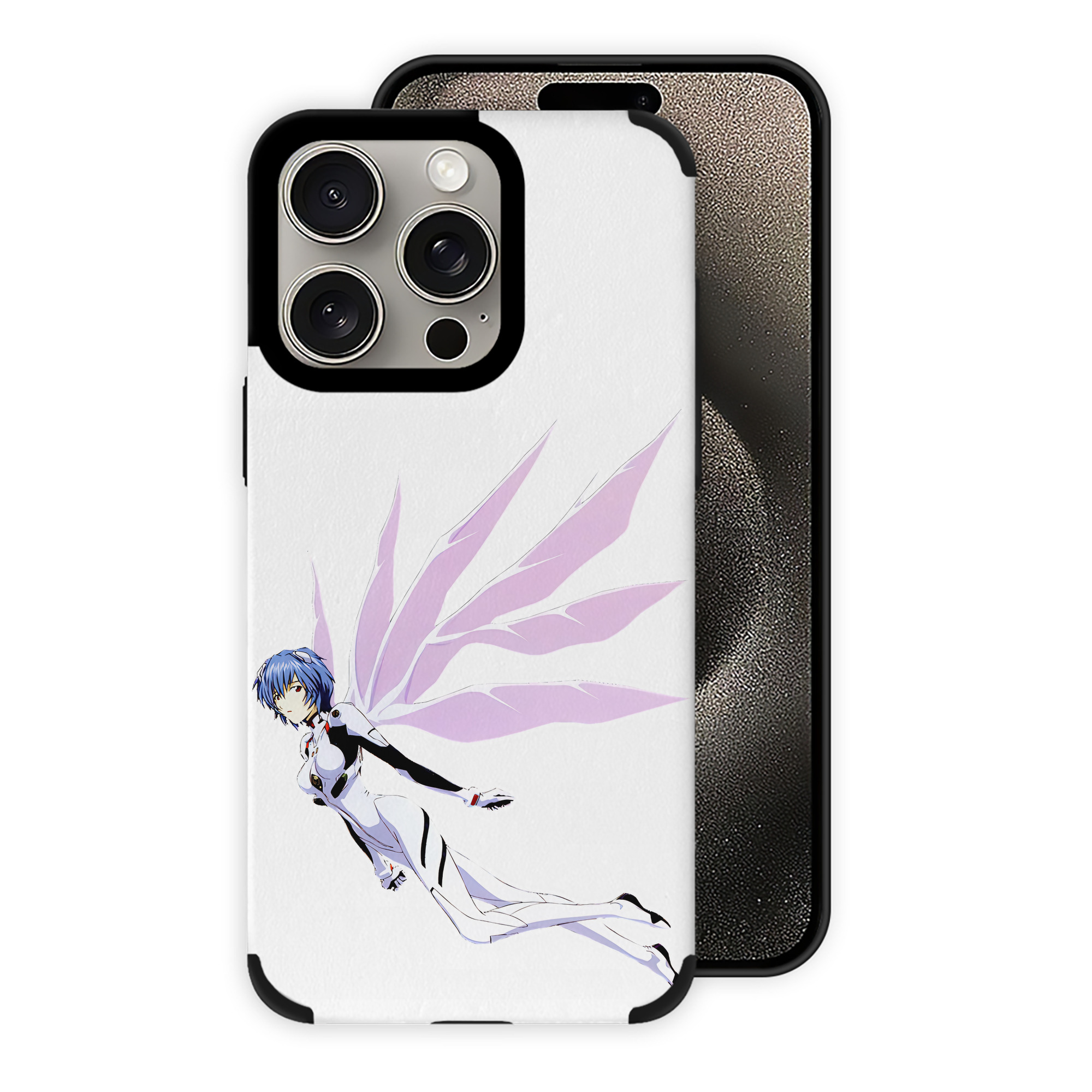 （画像用） EVA 新世紀エヴァンゲリオン 【iPhone15ProMax対応】 PUレザー スマホケース 耐衝撃＆黄変防止