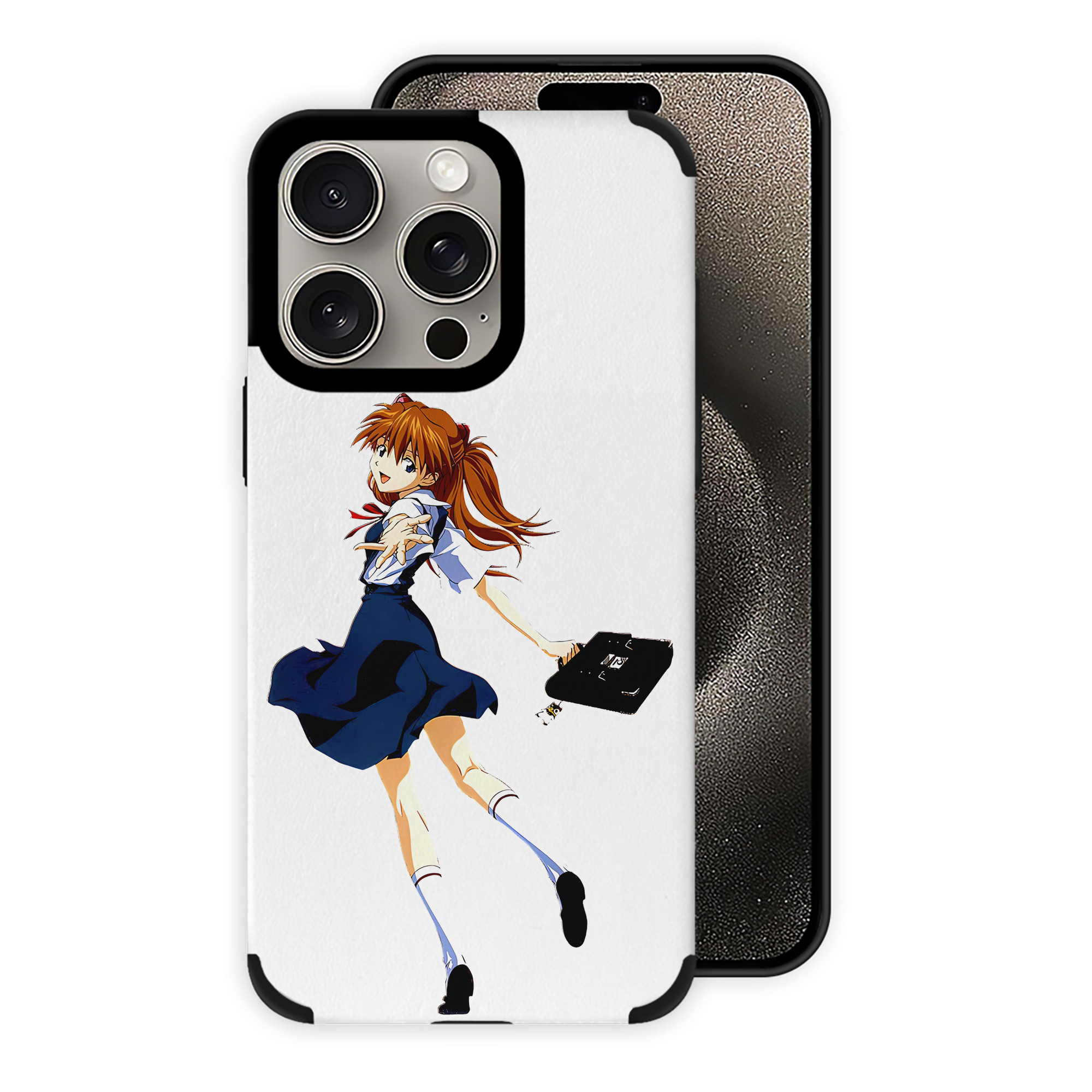 （画像用） EVA 新世紀エヴァンゲリオン 【iPhone15ProMax対応】 PUレザー スマホケース 耐衝撃＆黄変防止