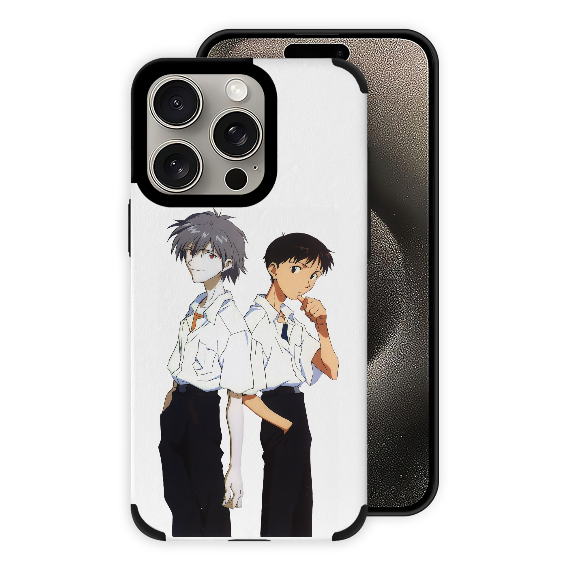 （画像用） EVA 新世紀エヴァンゲリオン 【iPhone15ProMax対応】 PUレザー スマホケース 耐衝撃＆黄変防止