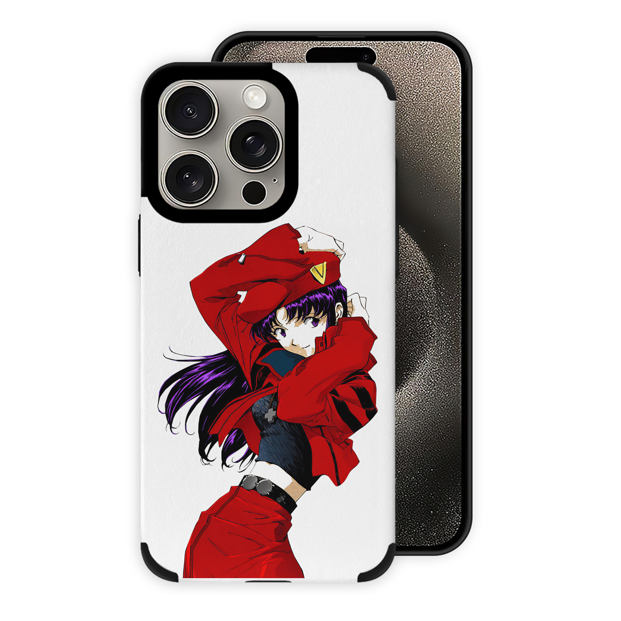 （画像用） EVA 新世紀エヴァンゲリオン 【iPhone15ProMax対応】 PUレザー スマホケース 耐衝撃＆黄変防止
