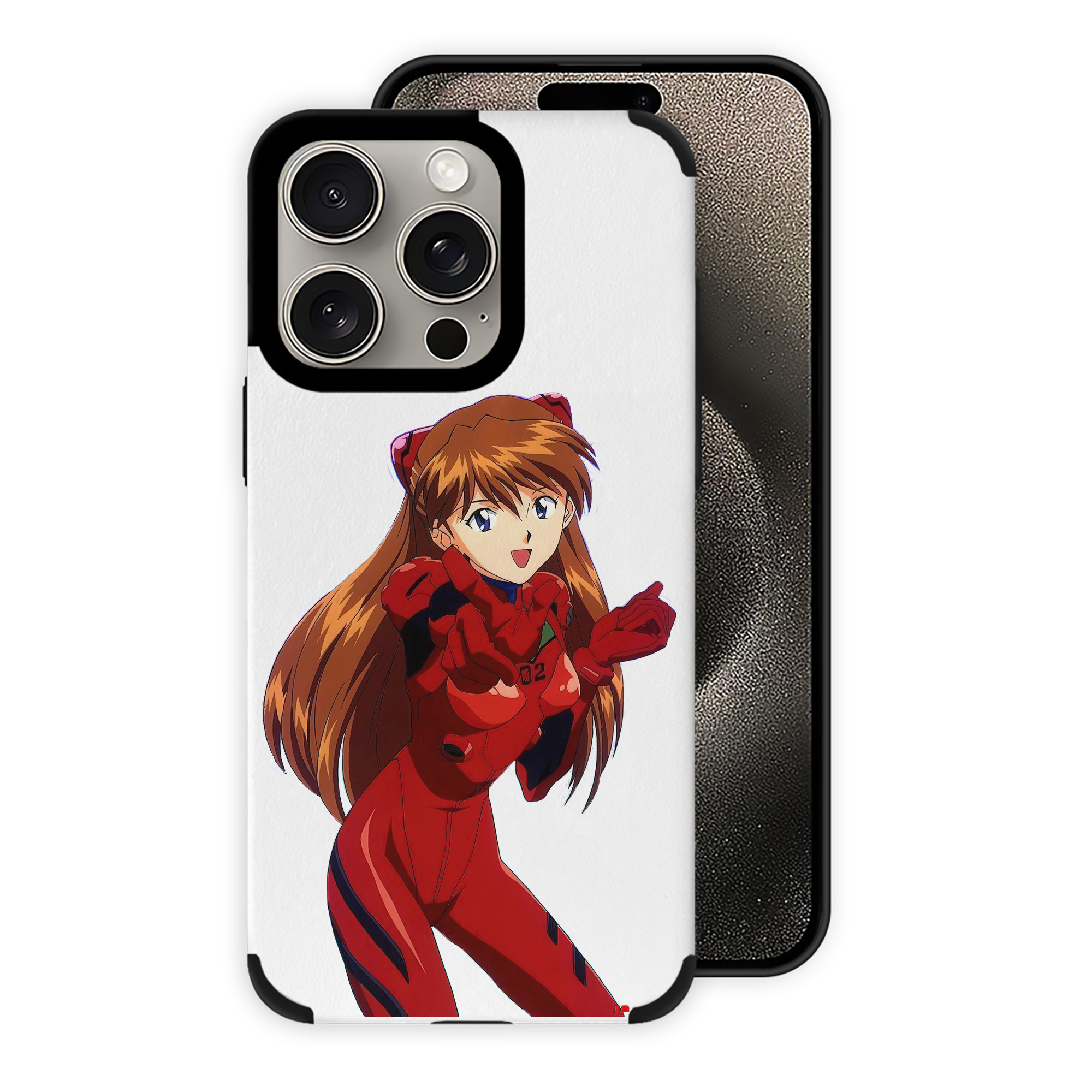（画像用） EVA 新世紀エヴァンゲリオン 【iPhone15ProMax対応】 PUレザー スマホケース 耐衝撃＆黄変防止