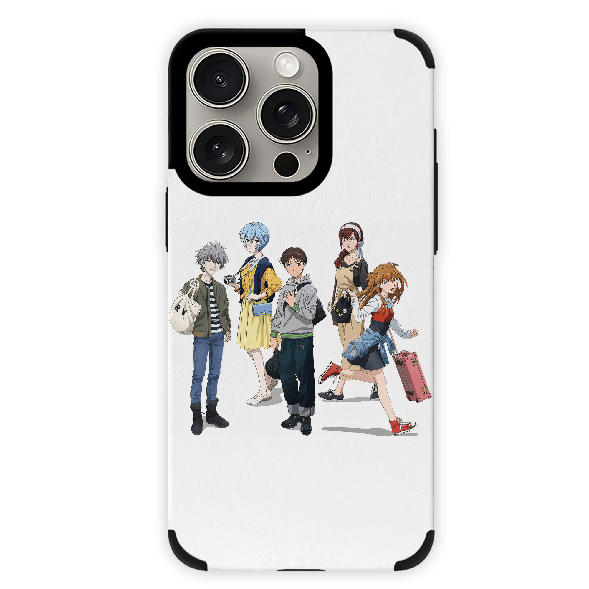 （画像用） EVA 新世紀エヴァンゲリオン 【iPhone15ProMax対応】 PUレザー スマホケース 耐衝撃＆黄変防止